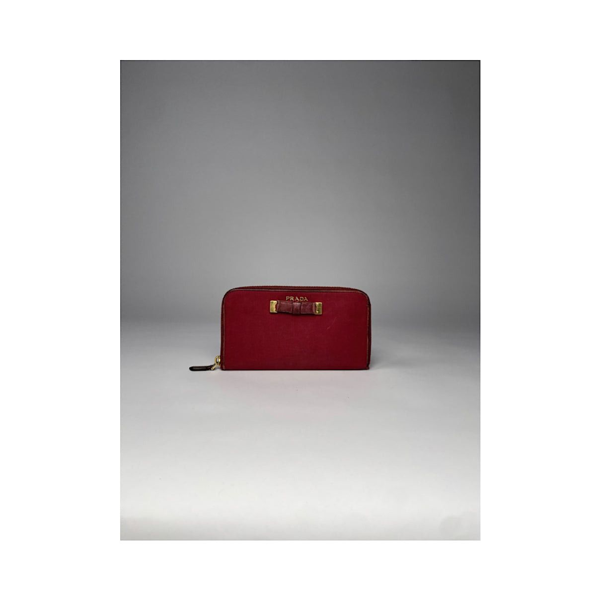 Prada Diagramme Burgundy Other Wallet Size ONE SIZE - 4 Thumbnail