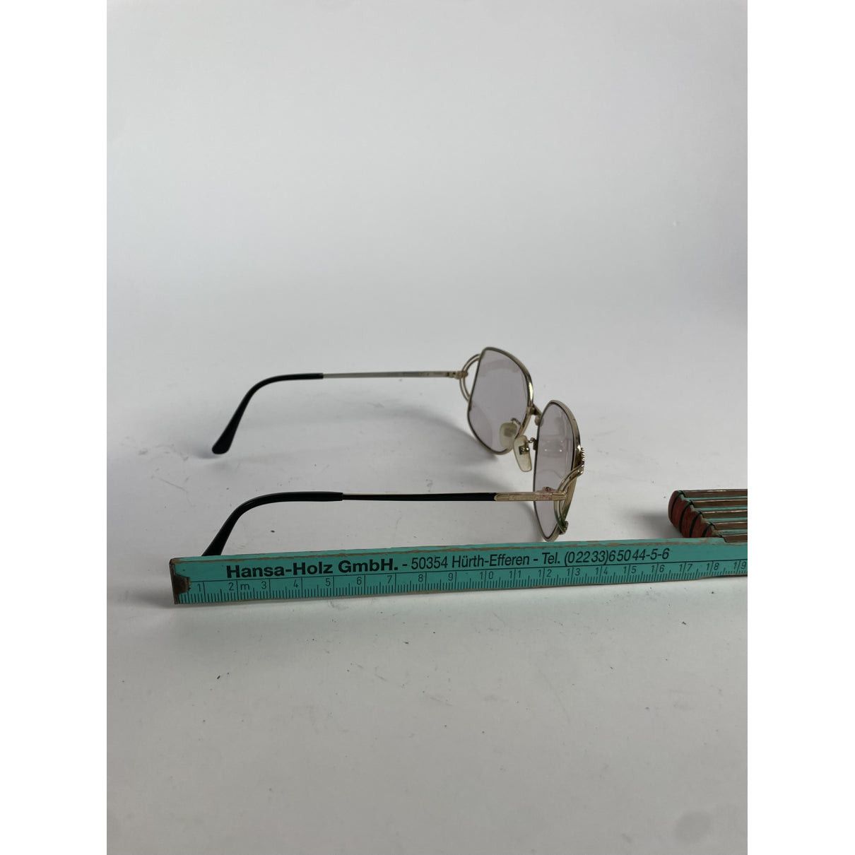 Givenchy Gold Metal Sunglasses Size ONE SIZE - 4 Thumbnail