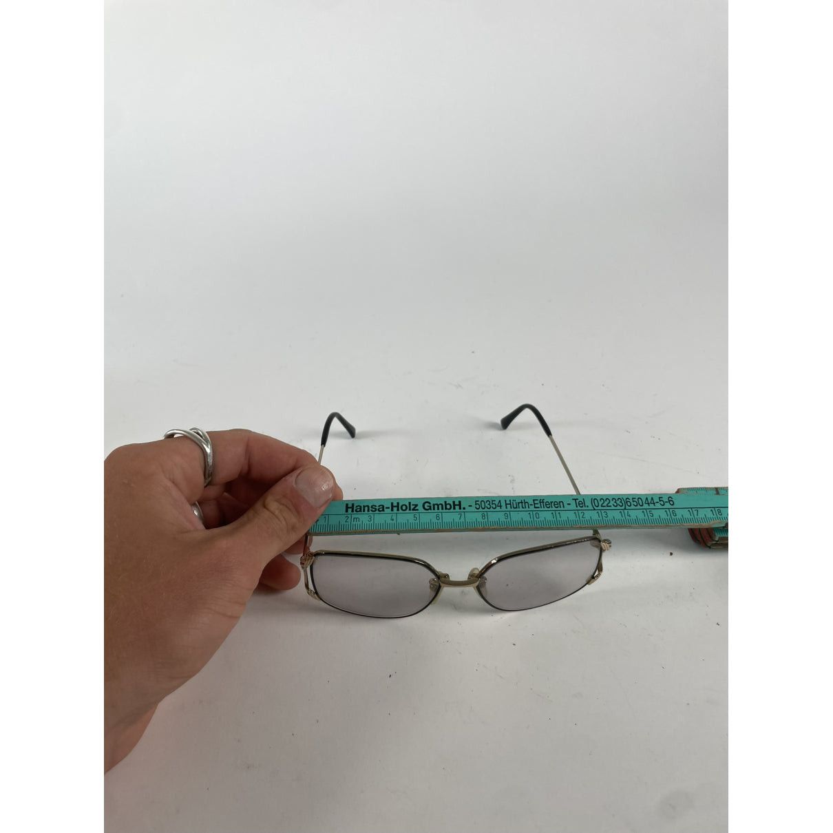 Givenchy Gold Metal Sunglasses Size ONE SIZE - 5 Thumbnail
