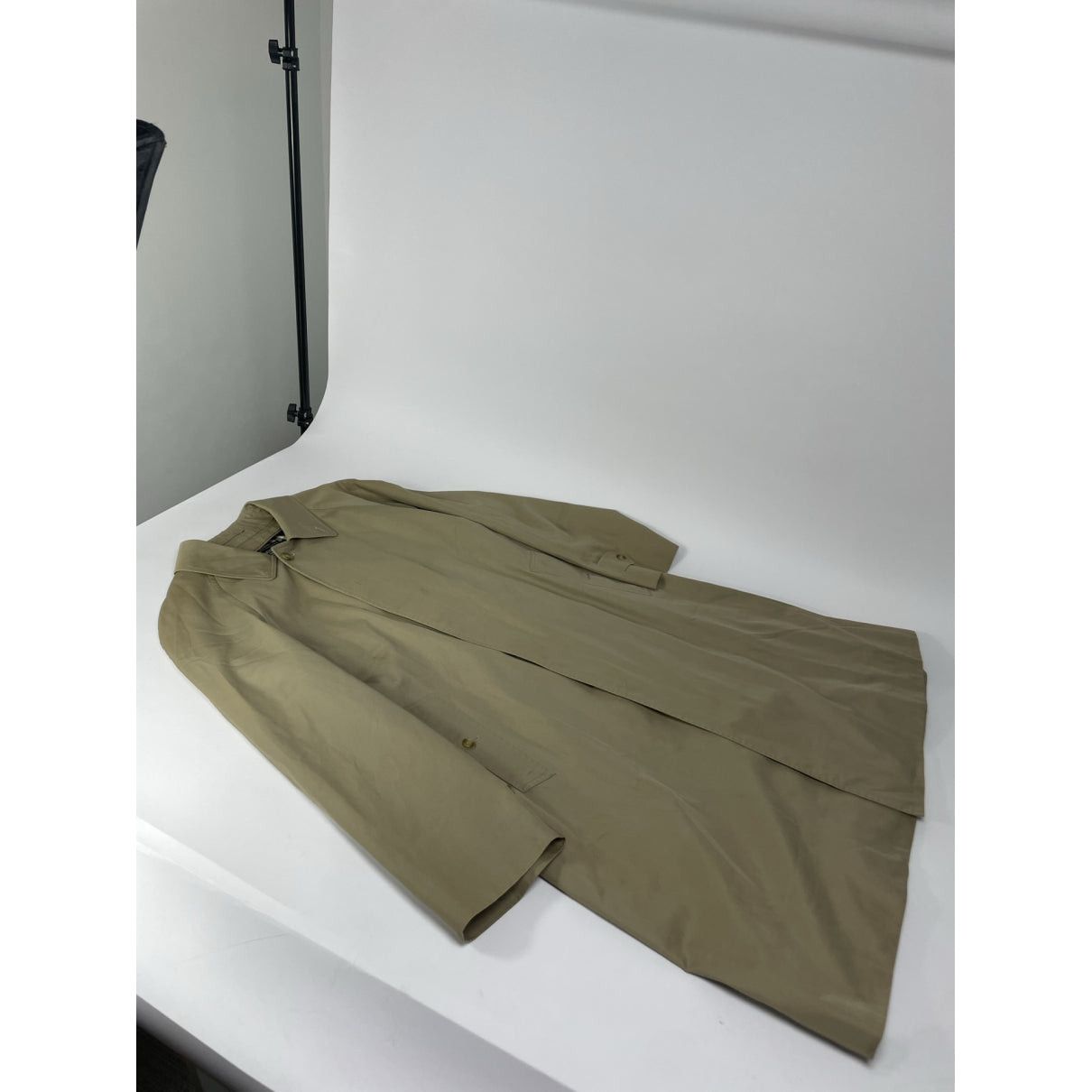 Burberry Beige Cotton Coat Size L / US 10 / IT 46 - 2 Thumbnail