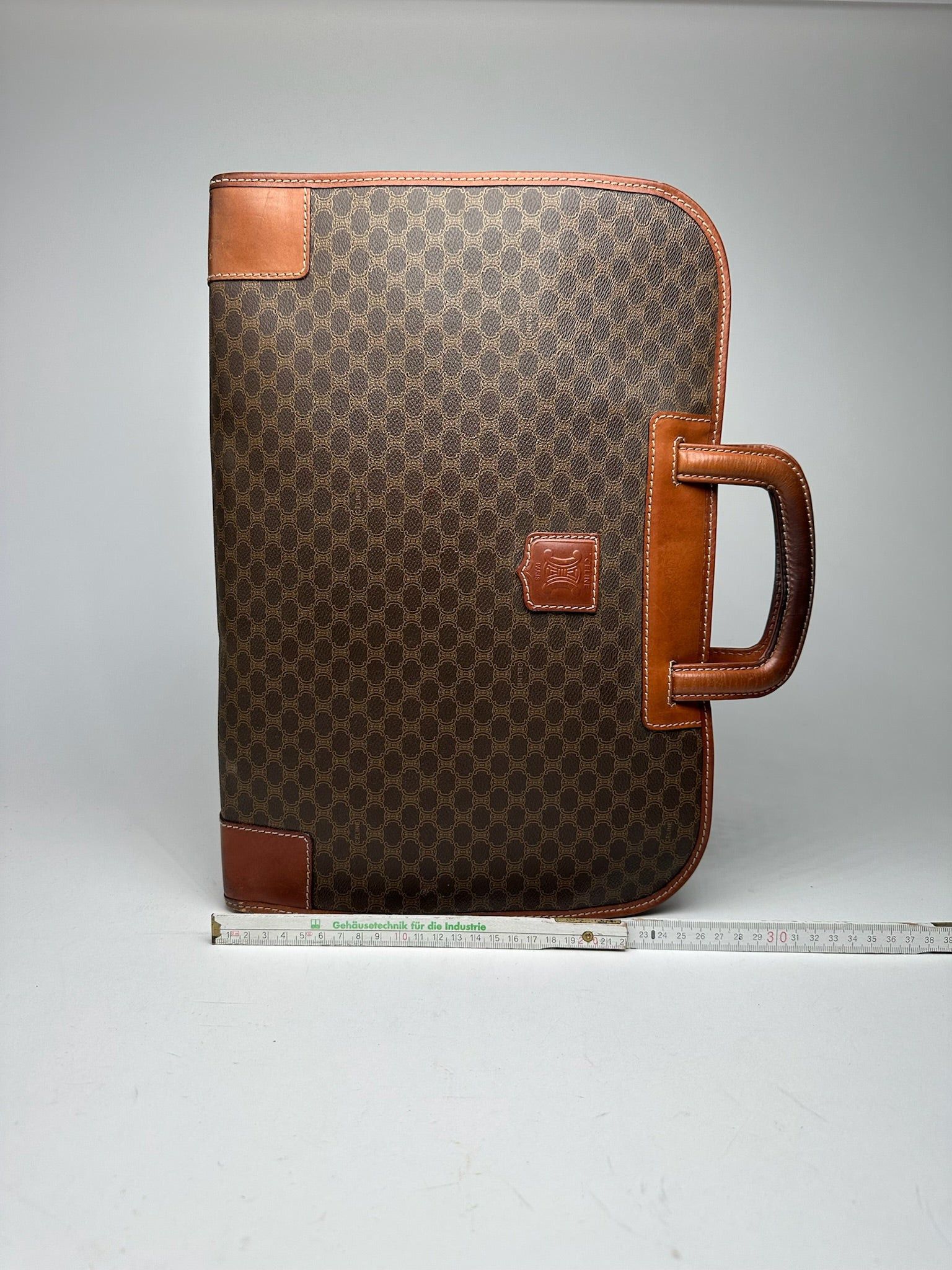 Celine Vintage Paris Leather monogram briefcase brown Size ONE SIZE - 11 Thumbnail