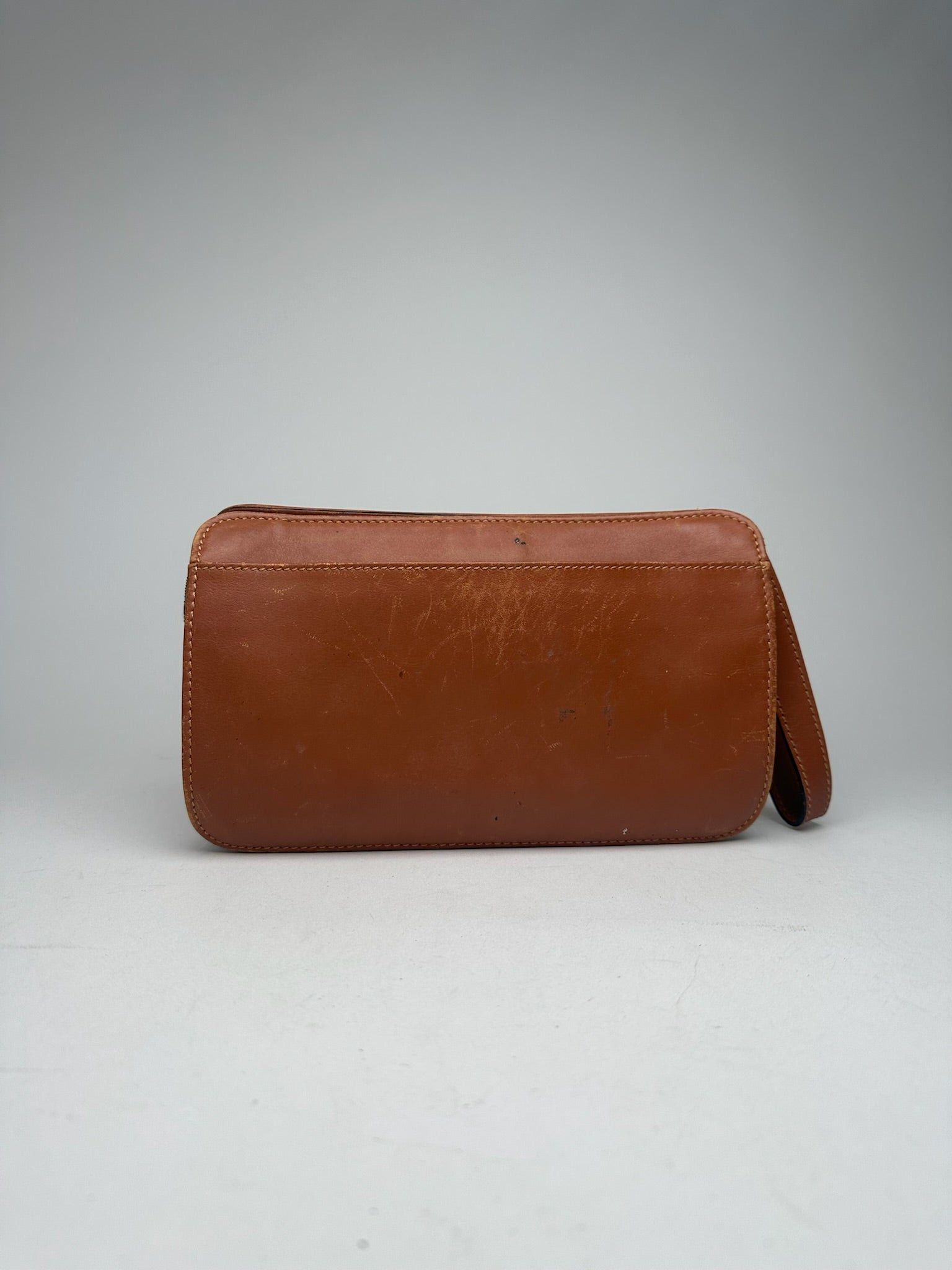 Celine Vintage Paris leather clutch brown Size ONE SIZE - 2 Thumbnail