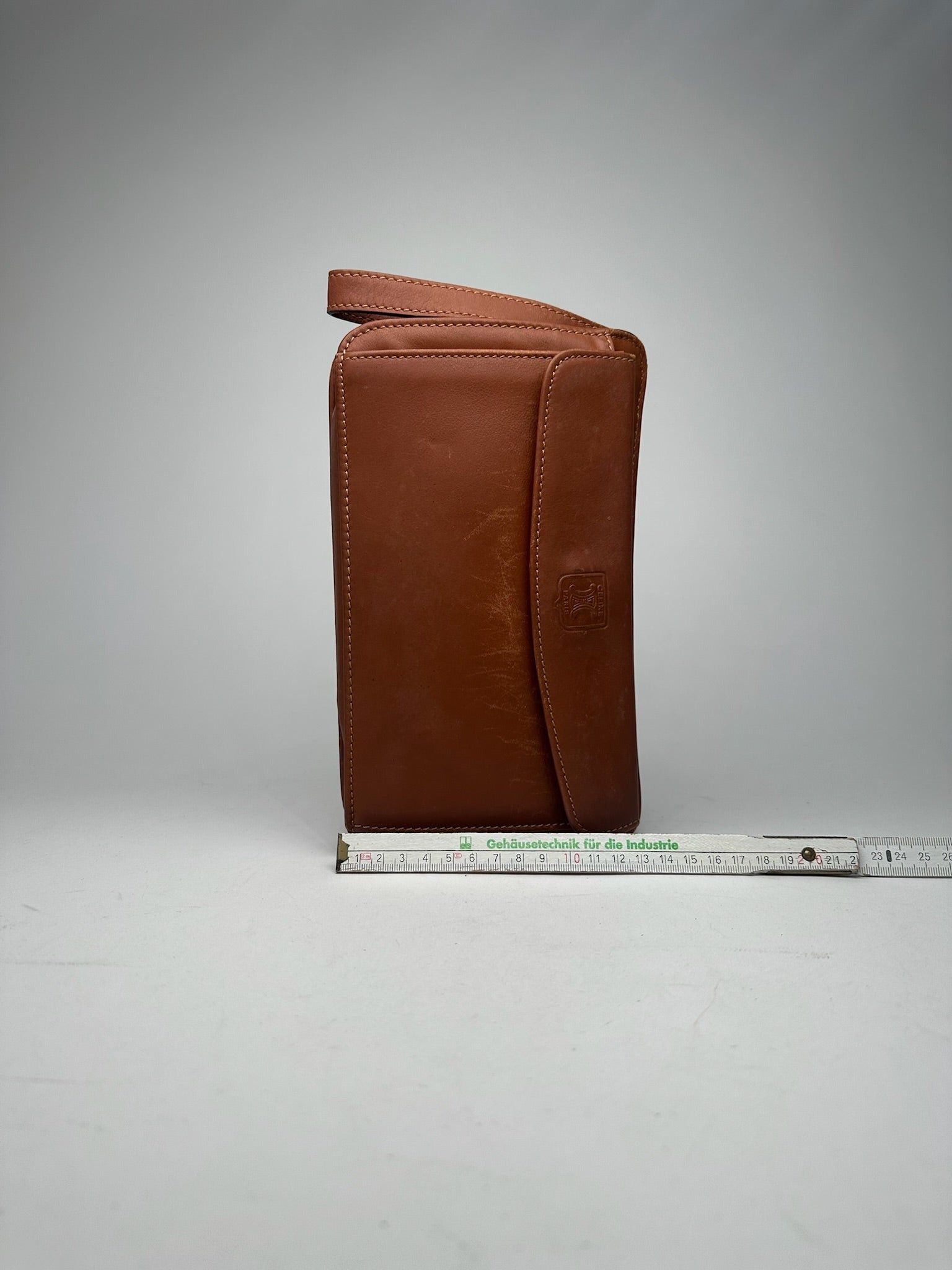 Celine Vintage Paris leather clutch brown Size ONE SIZE - 12 Thumbnail