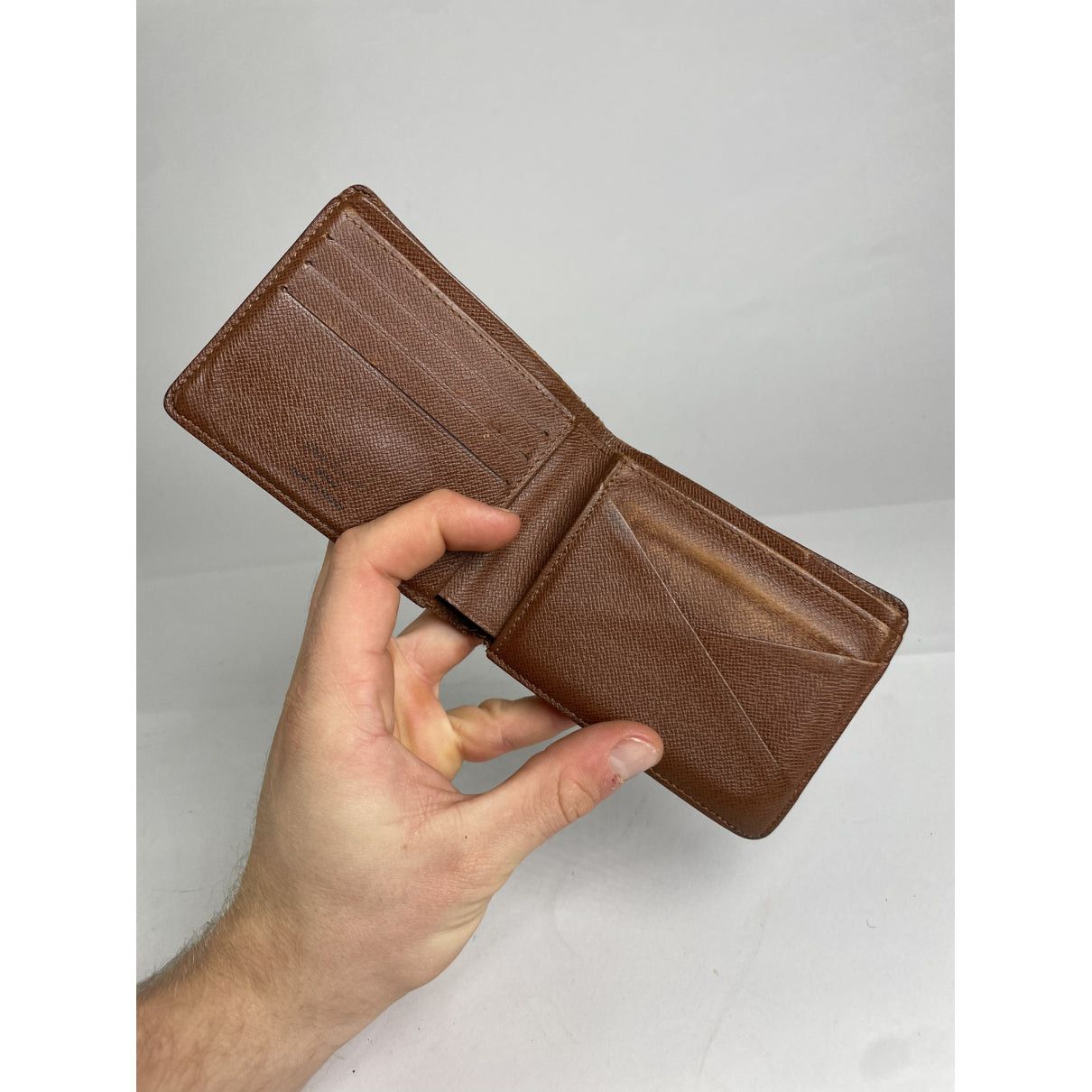 Louis Vuitton Brown Leather Purse Size ONE SIZE - 4 Thumbnail
