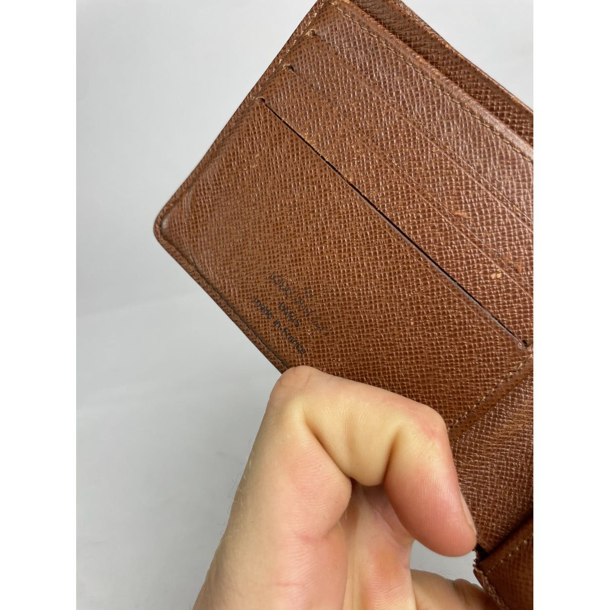 Louis Vuitton Brown Leather Purse Size ONE SIZE - 5 Thumbnail