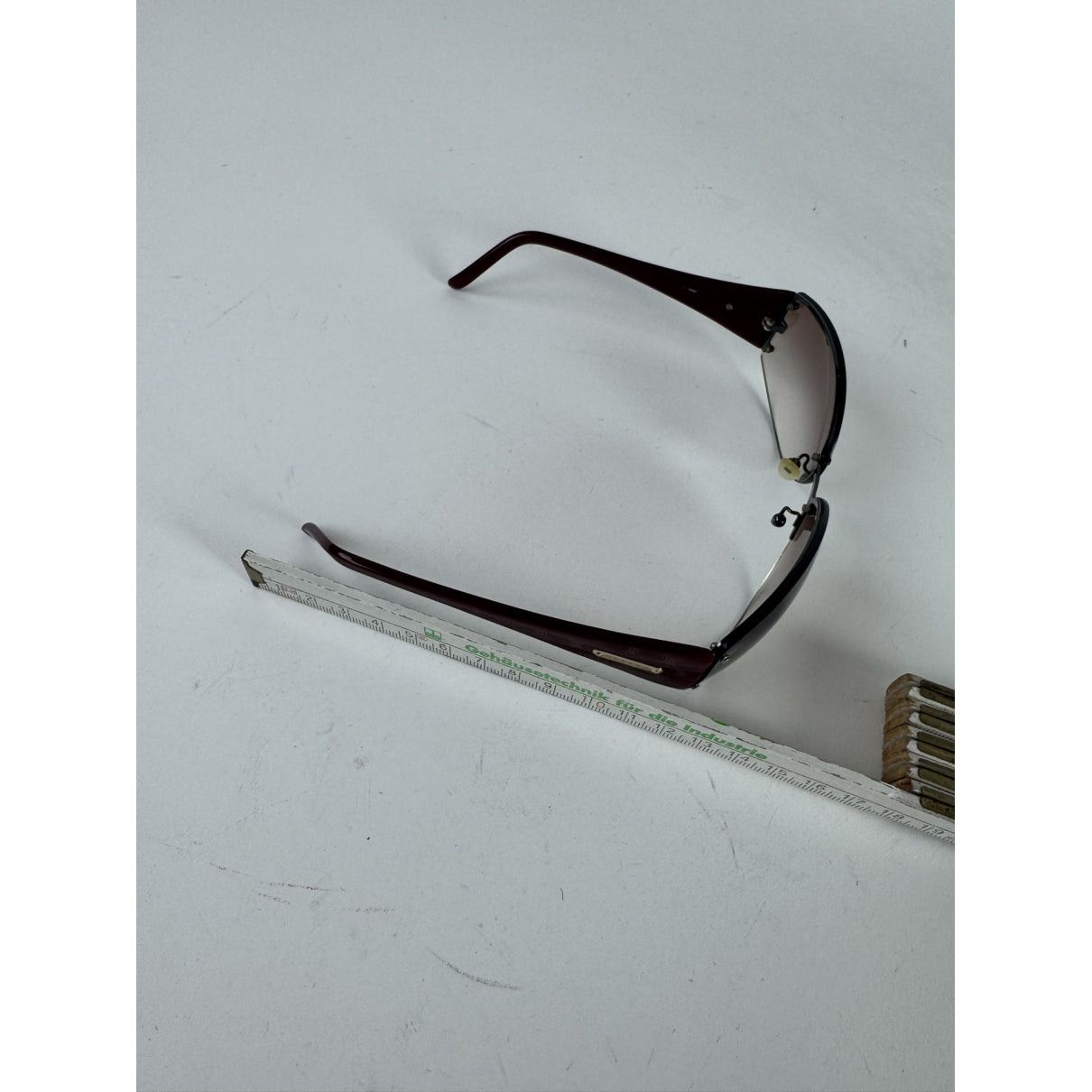 Celine Purple Plastic Sunglasses Size ONE SIZE - 5 Thumbnail