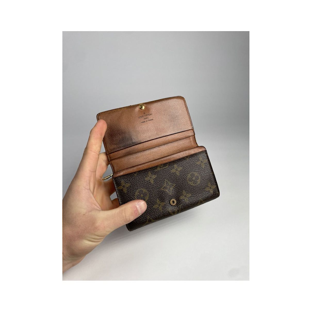 Louis Vuitton Retiro Brown Leather Wallet Size ONE SIZE - 3 Thumbnail