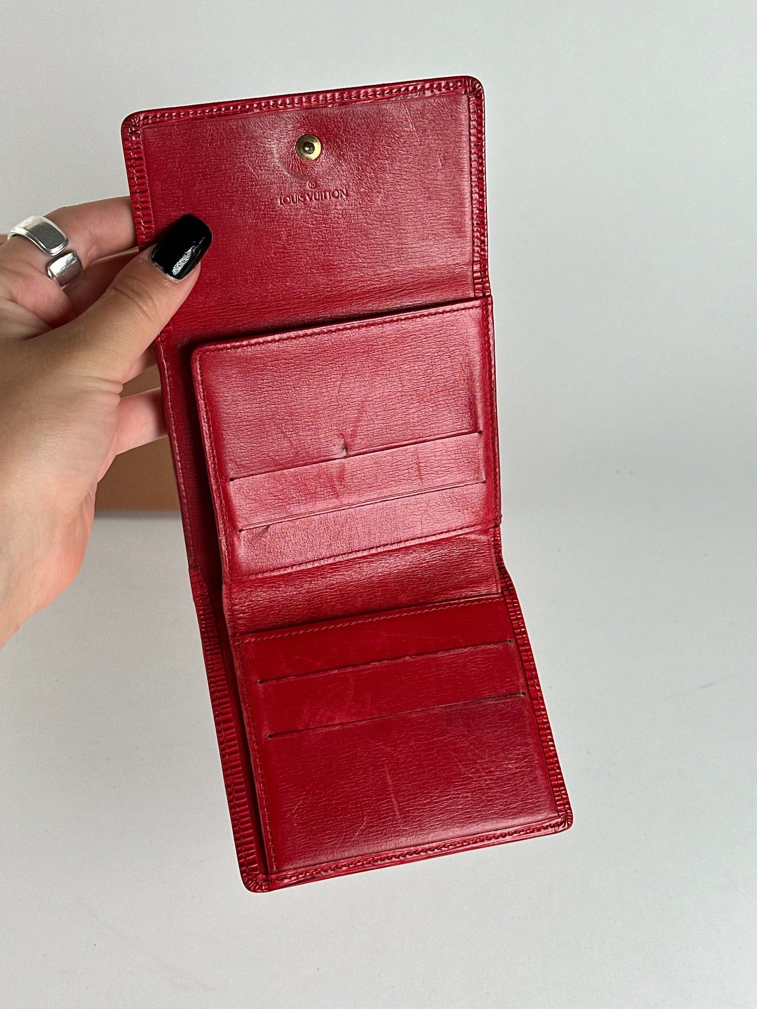 Louis Vuitton Vintage EPI Leather wallet red Size ONE SIZE - 5 Thumbnail