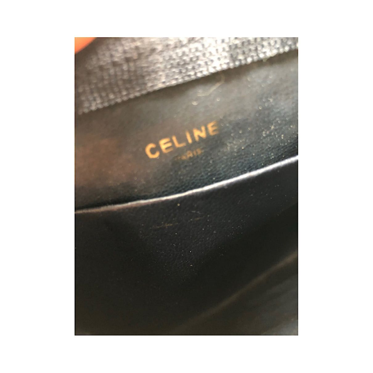 Celine Trotteur Black Leather Clutch Bag Size ONE SIZE - 3 Thumbnail