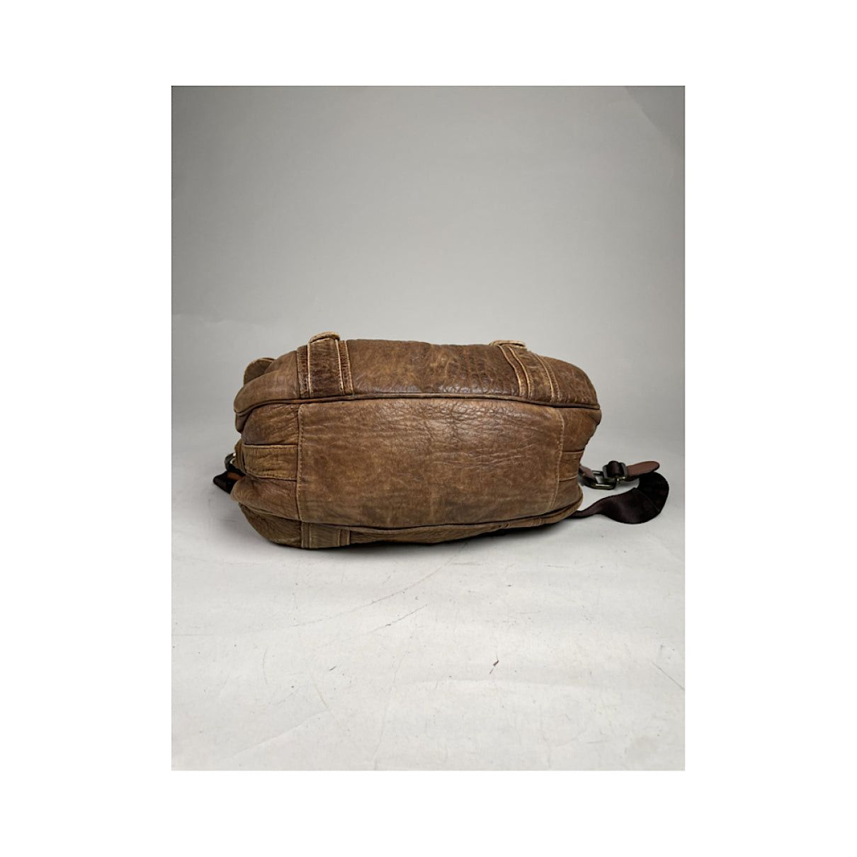 Marni Tuk Brown Leather Handbag Size ONE SIZE - 2 Thumbnail