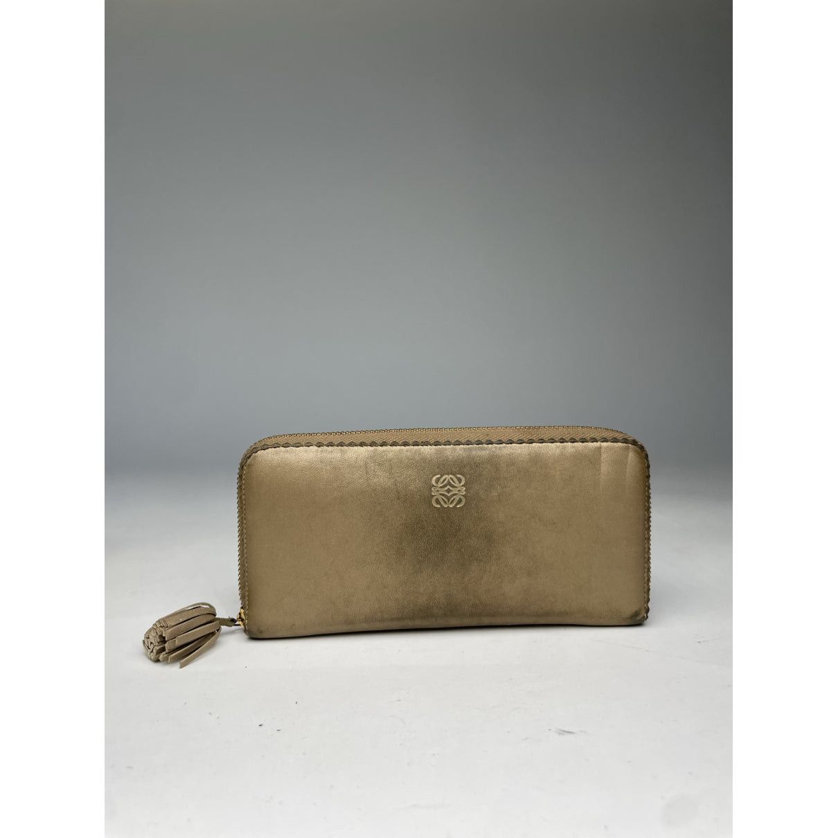 Loewe Puzzle Beige Leather Wallet Size ONE SIZE - 3 Thumbnail