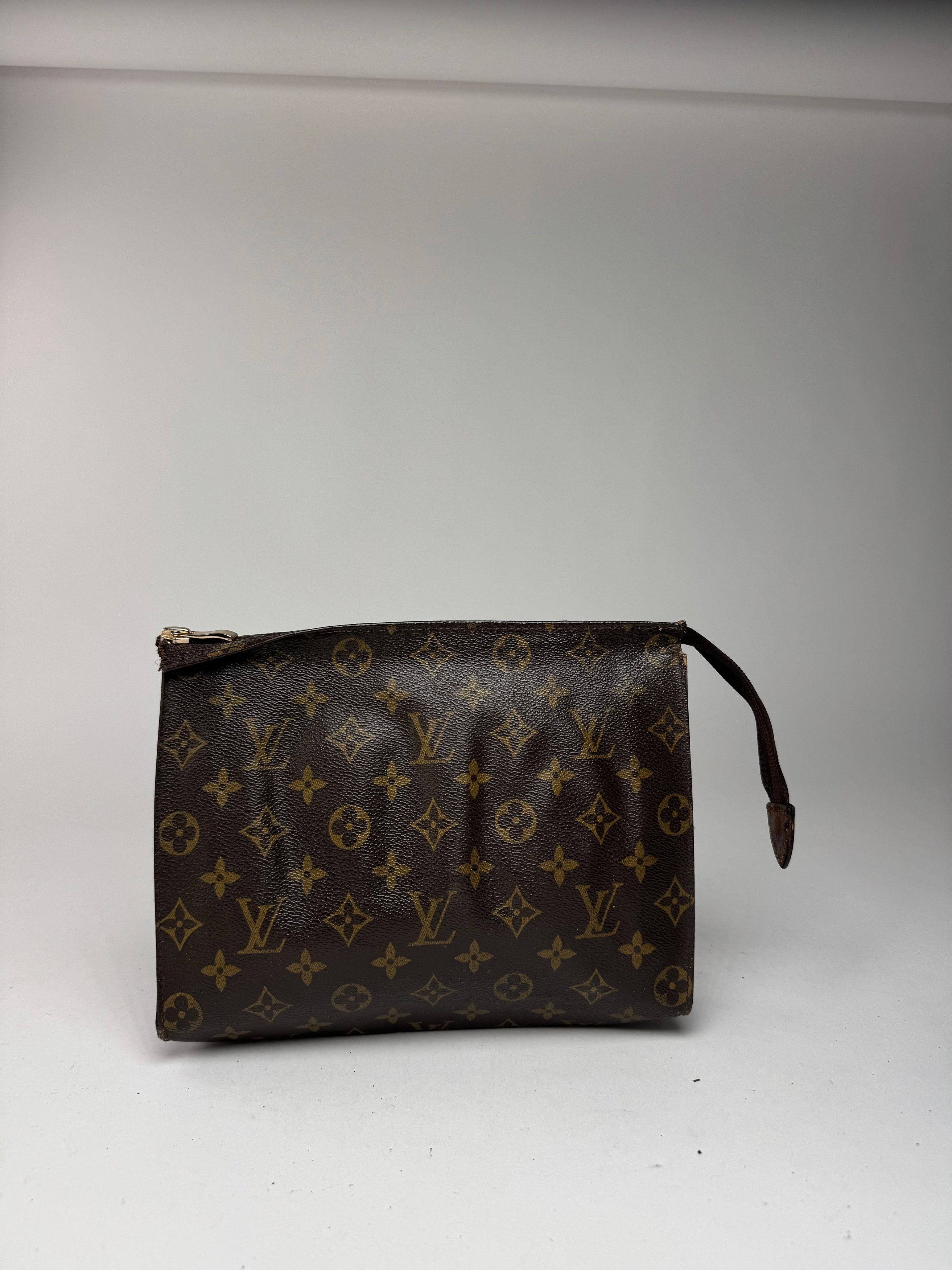 Louis Vuitton Vintage Monogram Leather clutch brown Size ONE SIZE - 4 Thumbnail
