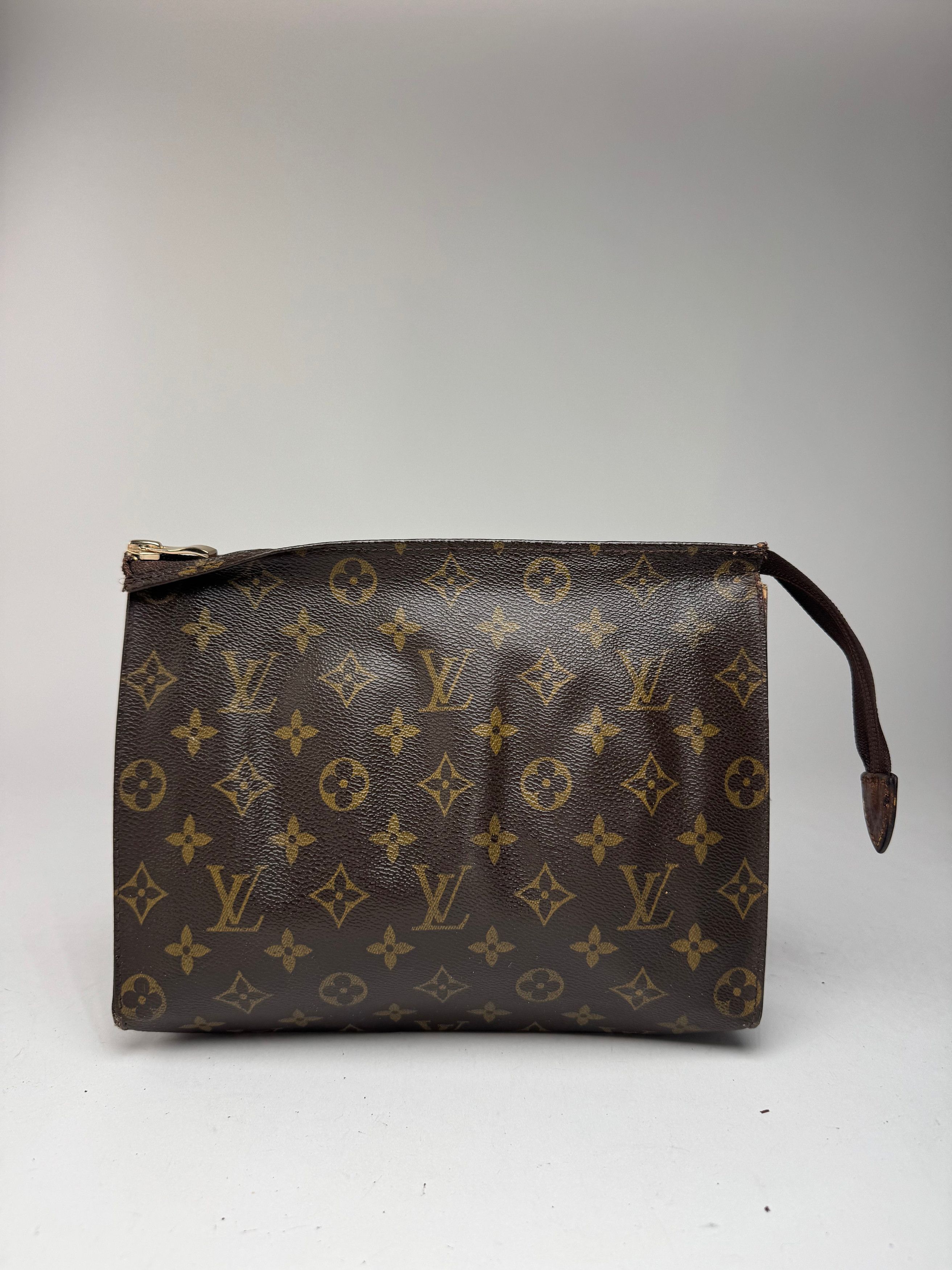 Louis Vuitton Vintage Monogram Leather clutch brown Size ONE SIZE - 3 Thumbnail