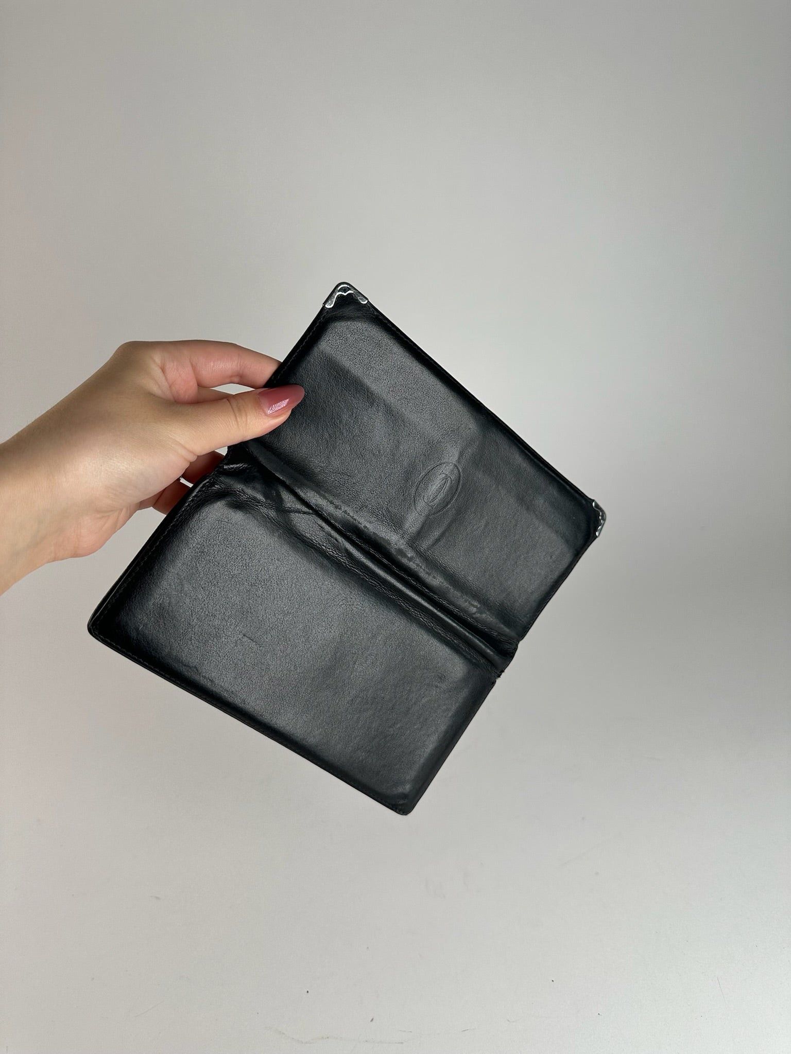 Cartier Vintage Leather Card Holder Id Holder black Size ONE SIZE - 4 Thumbnail