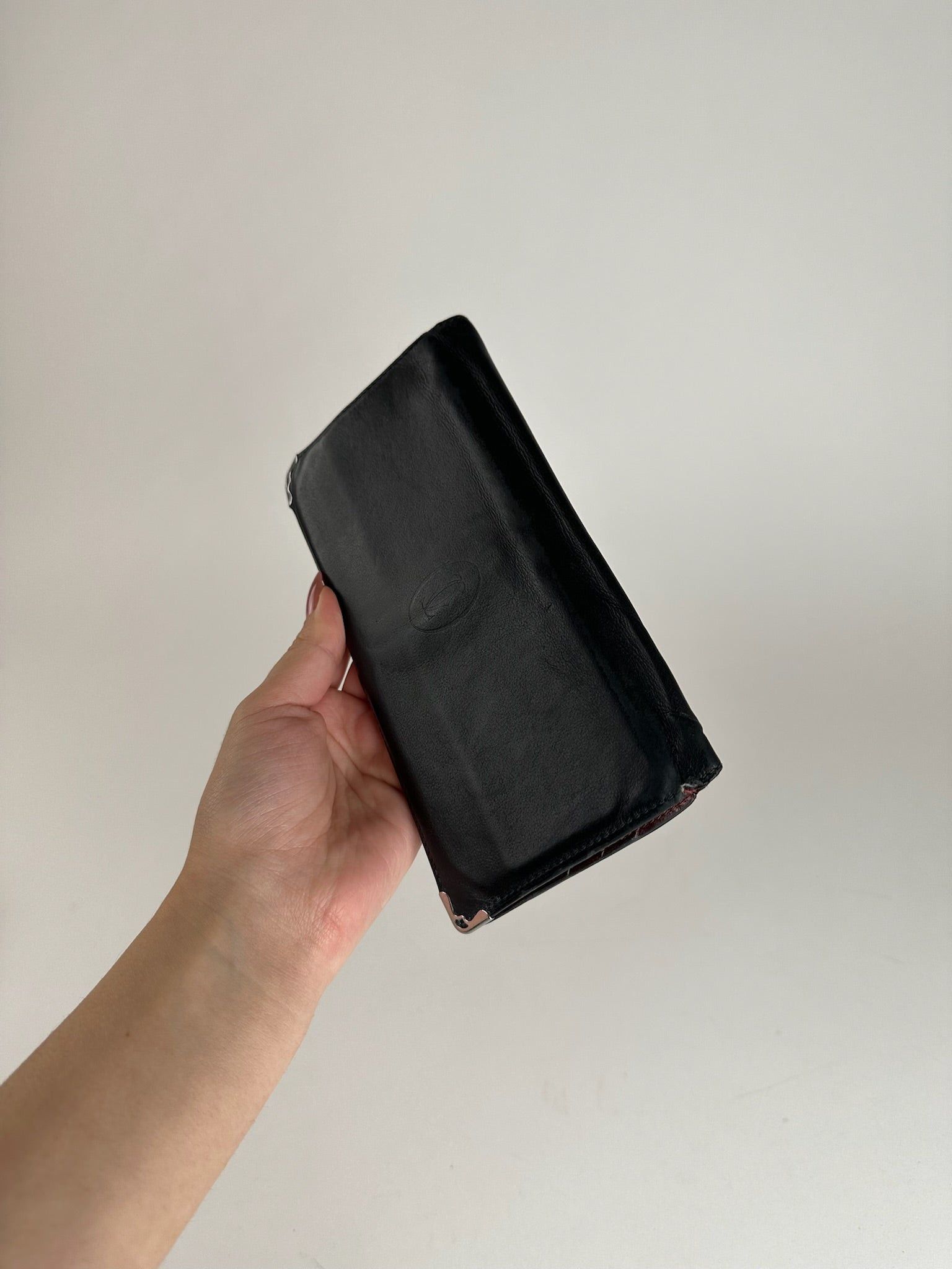 Cartier Vintage Leather Card Holder Id Holder black Size ONE SIZE - 2 Thumbnail
