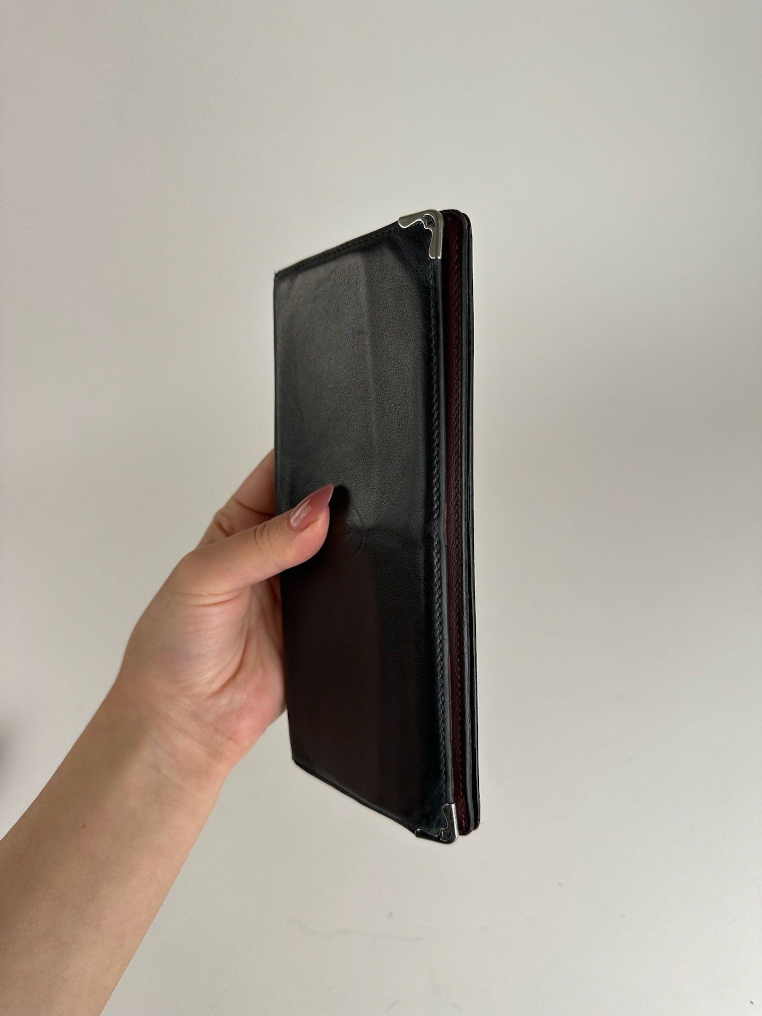 Cartier Vintage Leather Card Holder Id Holder black Size ONE SIZE - 11 Thumbnail