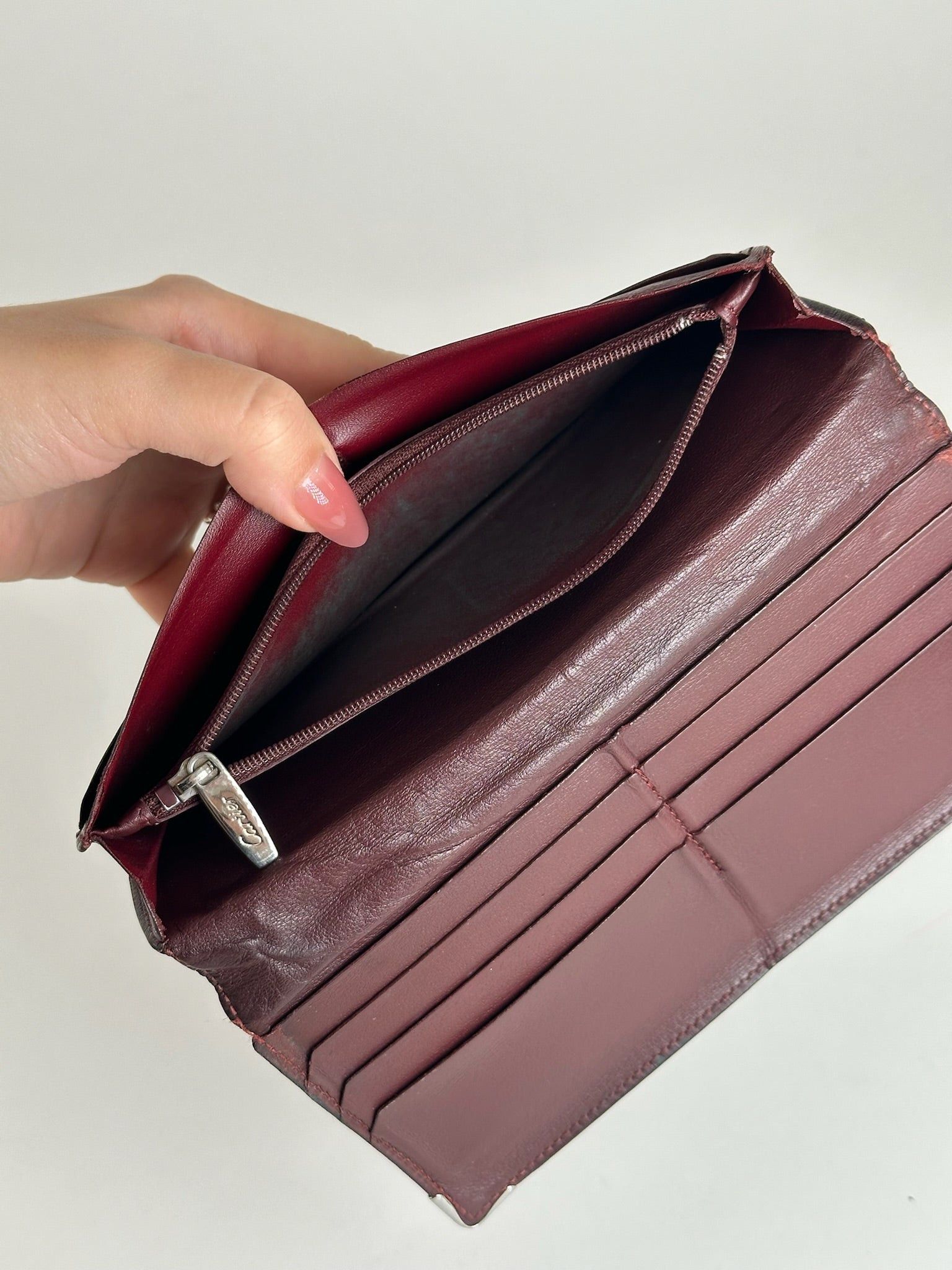 Cartier Vintage Leather Card Holder Id Holder black Size ONE SIZE - 7 Thumbnail