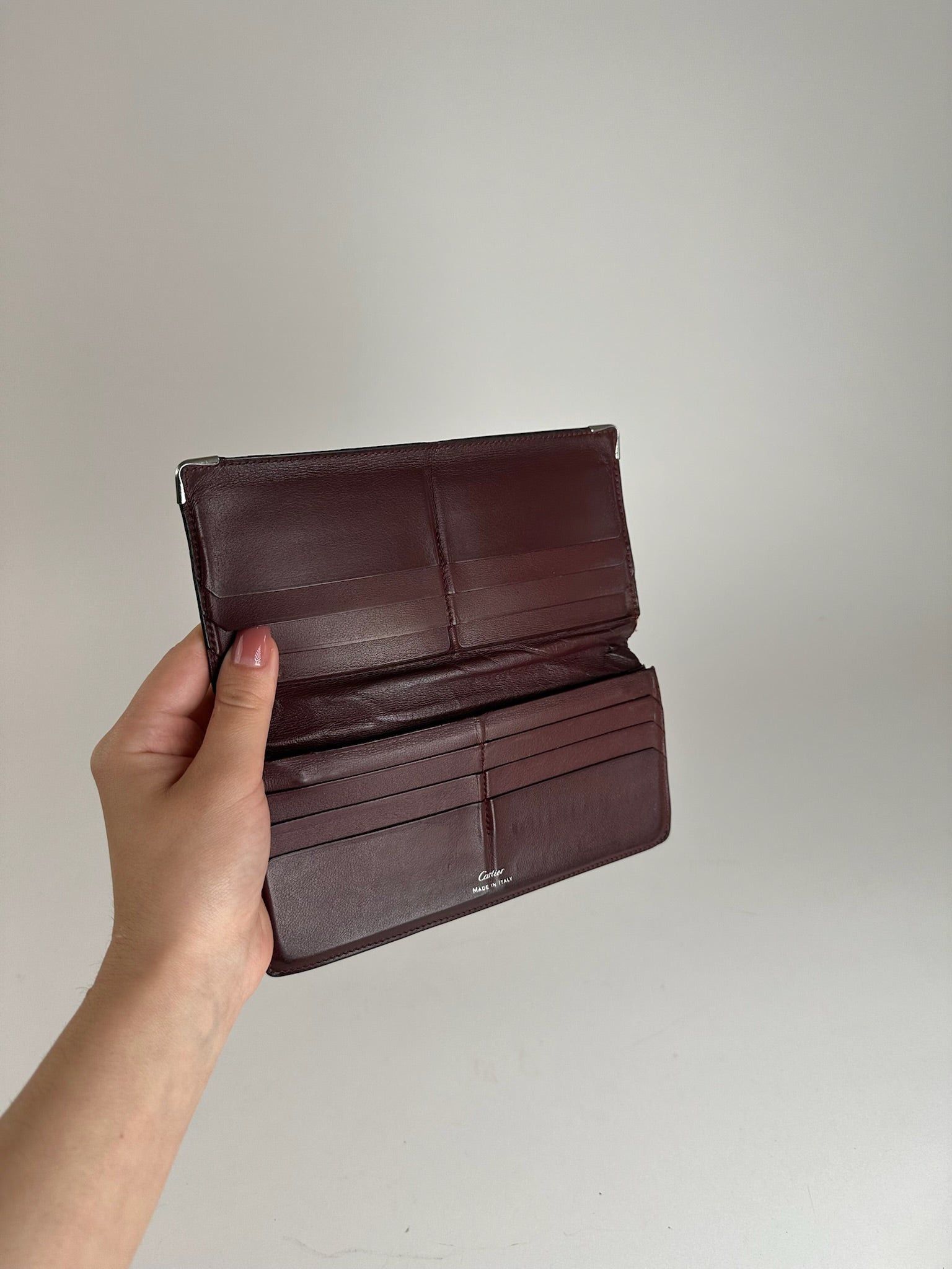 Cartier Vintage Leather Card Holder Id Holder black Size ONE SIZE - 10 Thumbnail