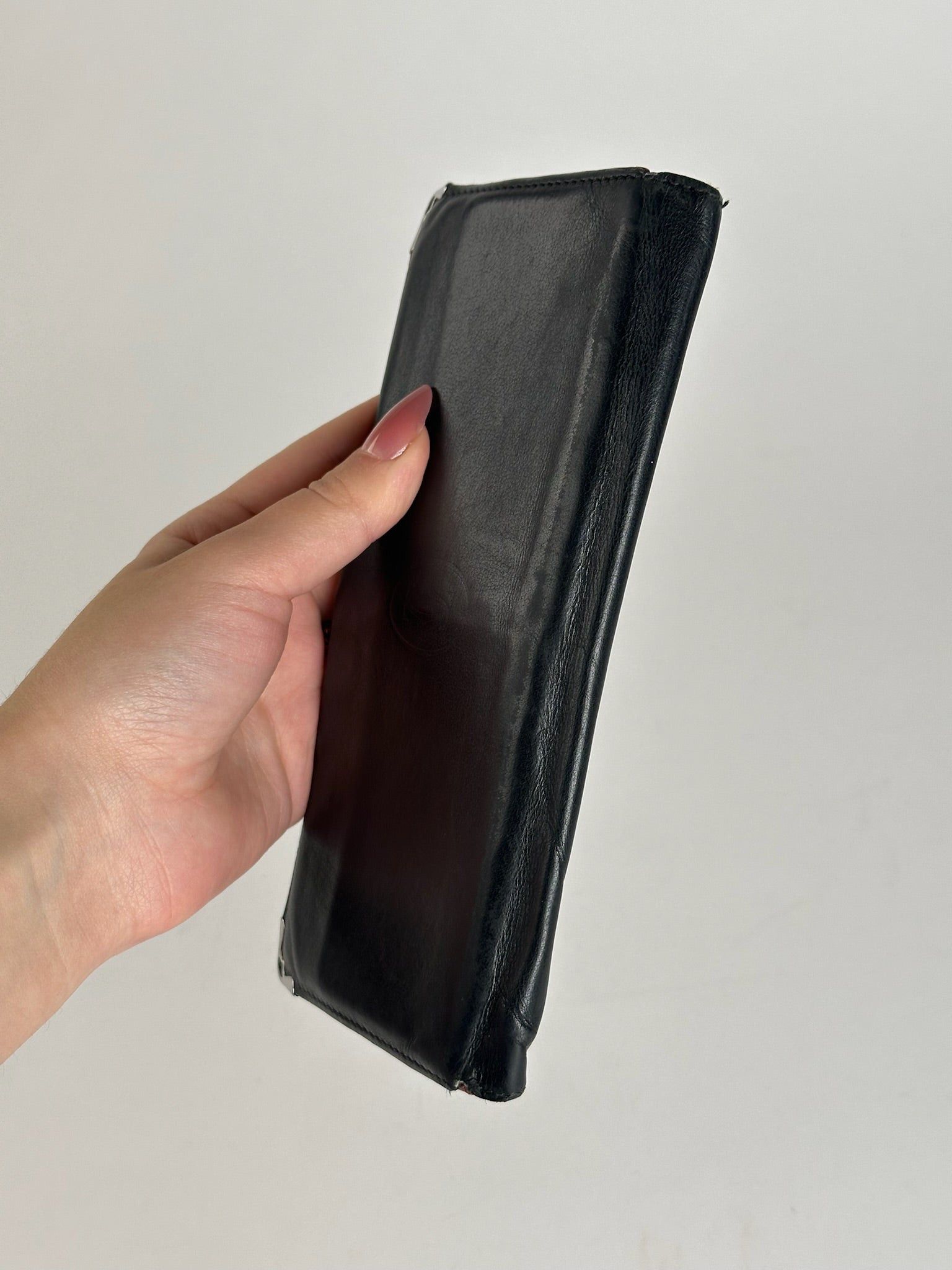 Cartier Vintage Leather Card Holder Id Holder black Size ONE SIZE - 5 Thumbnail