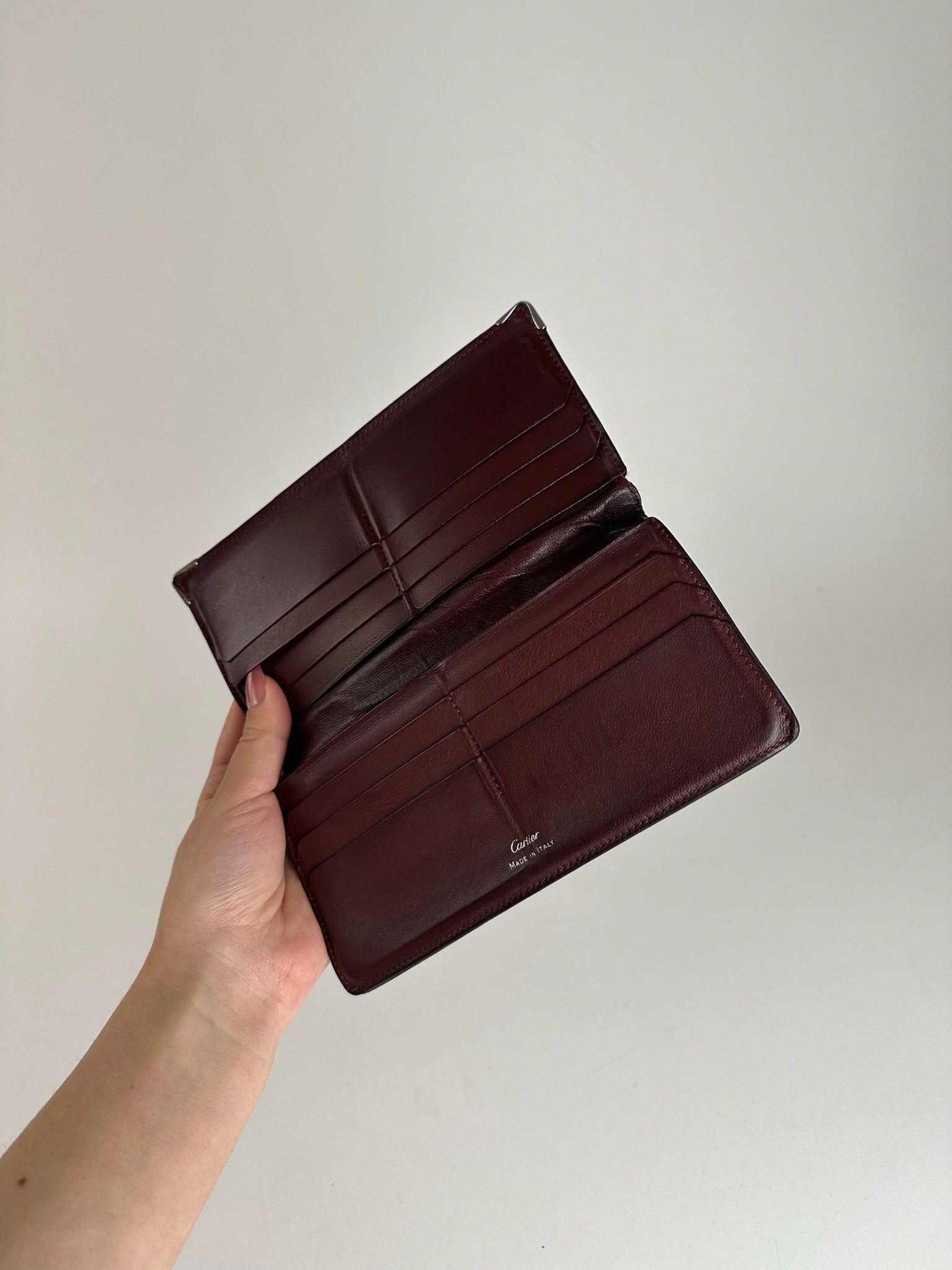 Cartier Vintage Leather Card Holder Id Holder black Size ONE SIZE - 9 Thumbnail