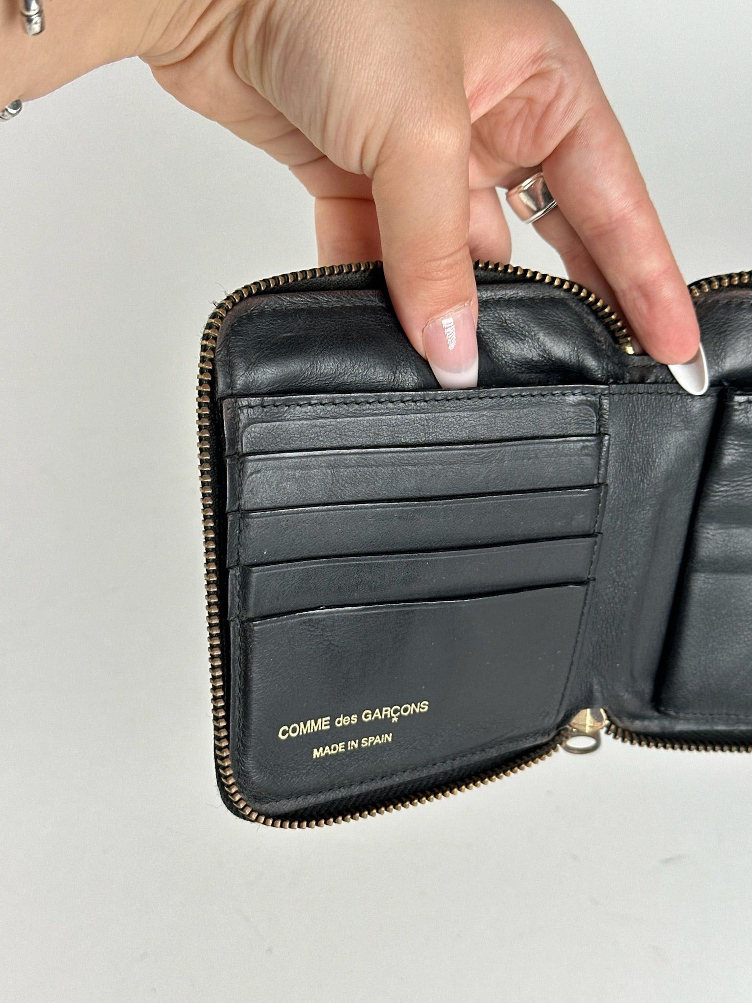 Comme des Garcons Vintage Comme Des Garçons patent leather wallet black Size ONE SIZE - 5 Thumbnail