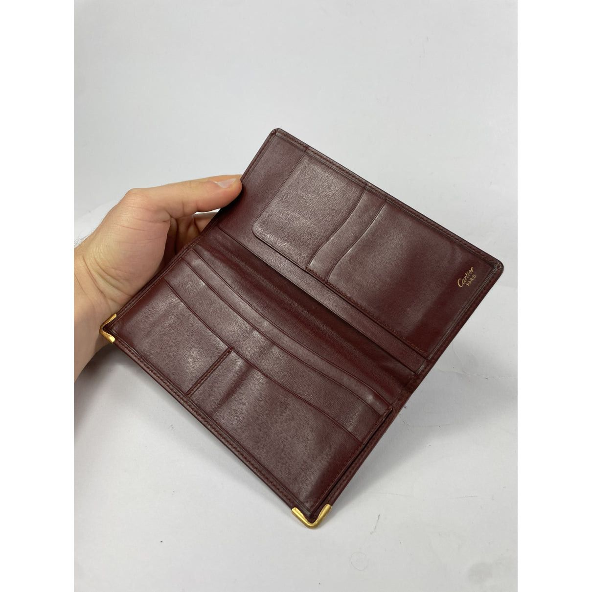 Cartier Burgundy Patent Leather Purse Size ONE SIZE - 4 Thumbnail