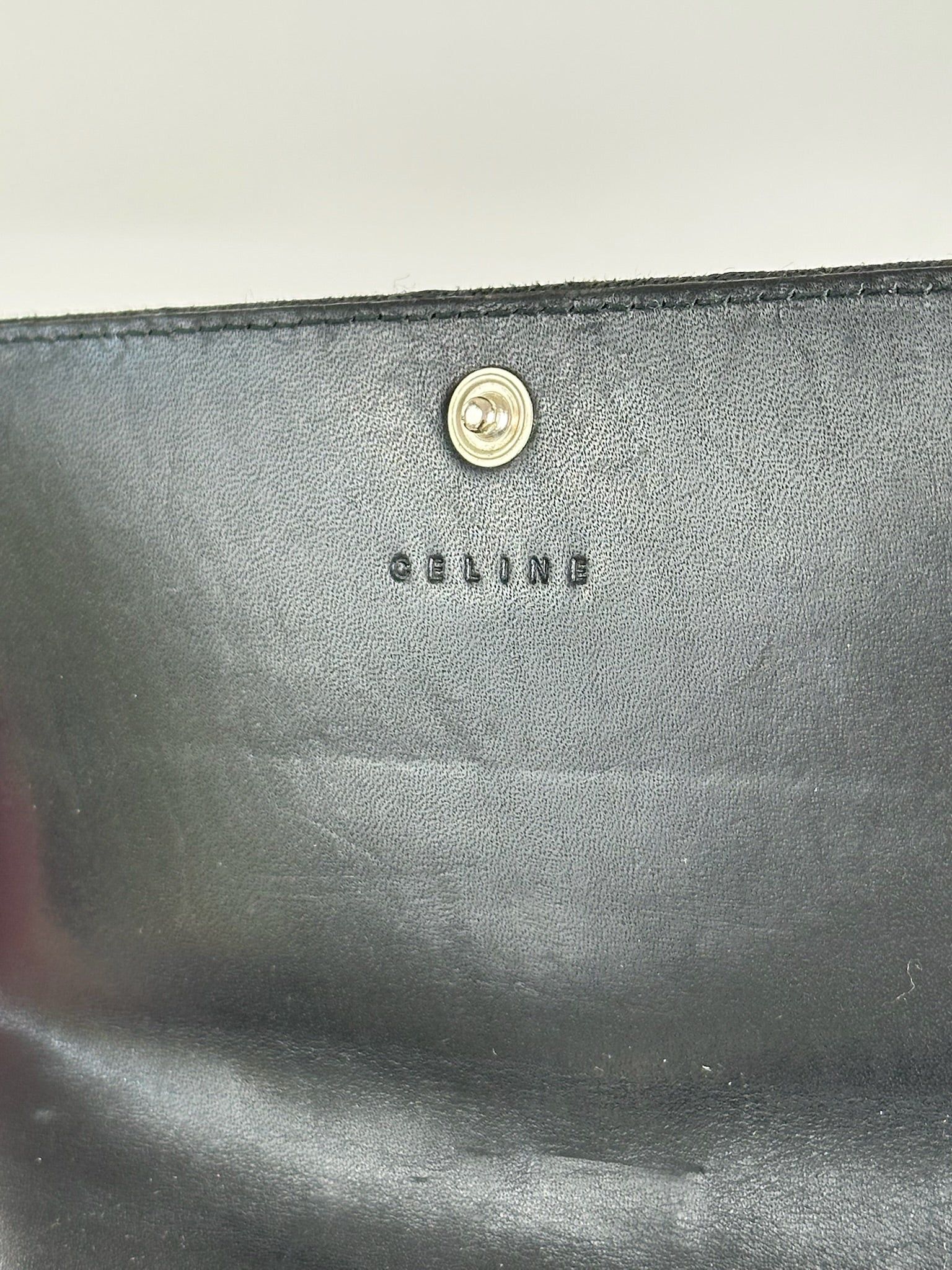 Celine Vintage Macadam Wallet black Size ONE SIZE - 4 Thumbnail