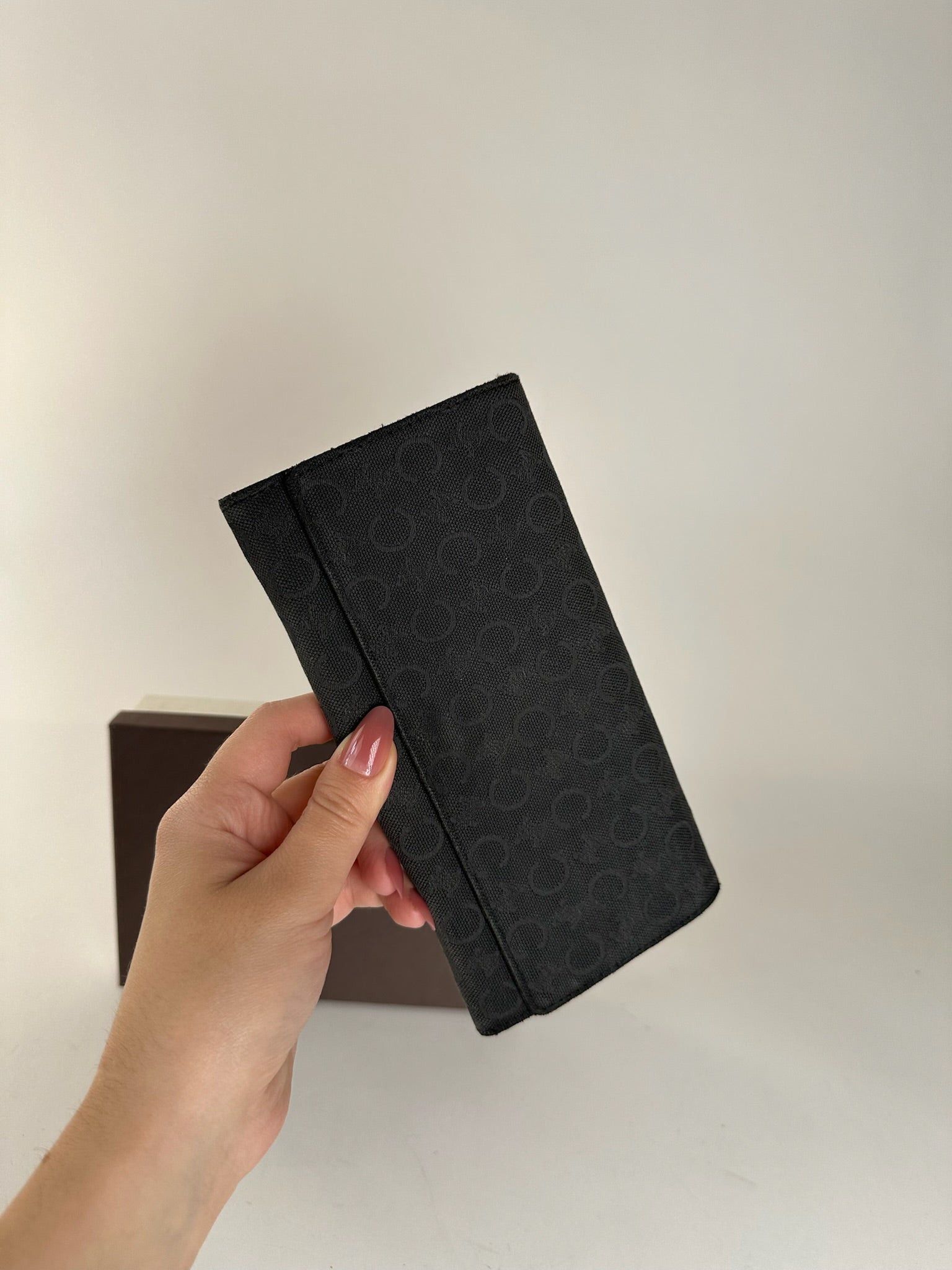 Celine Vintage Macadam Wallet black Size ONE SIZE - 9 Thumbnail