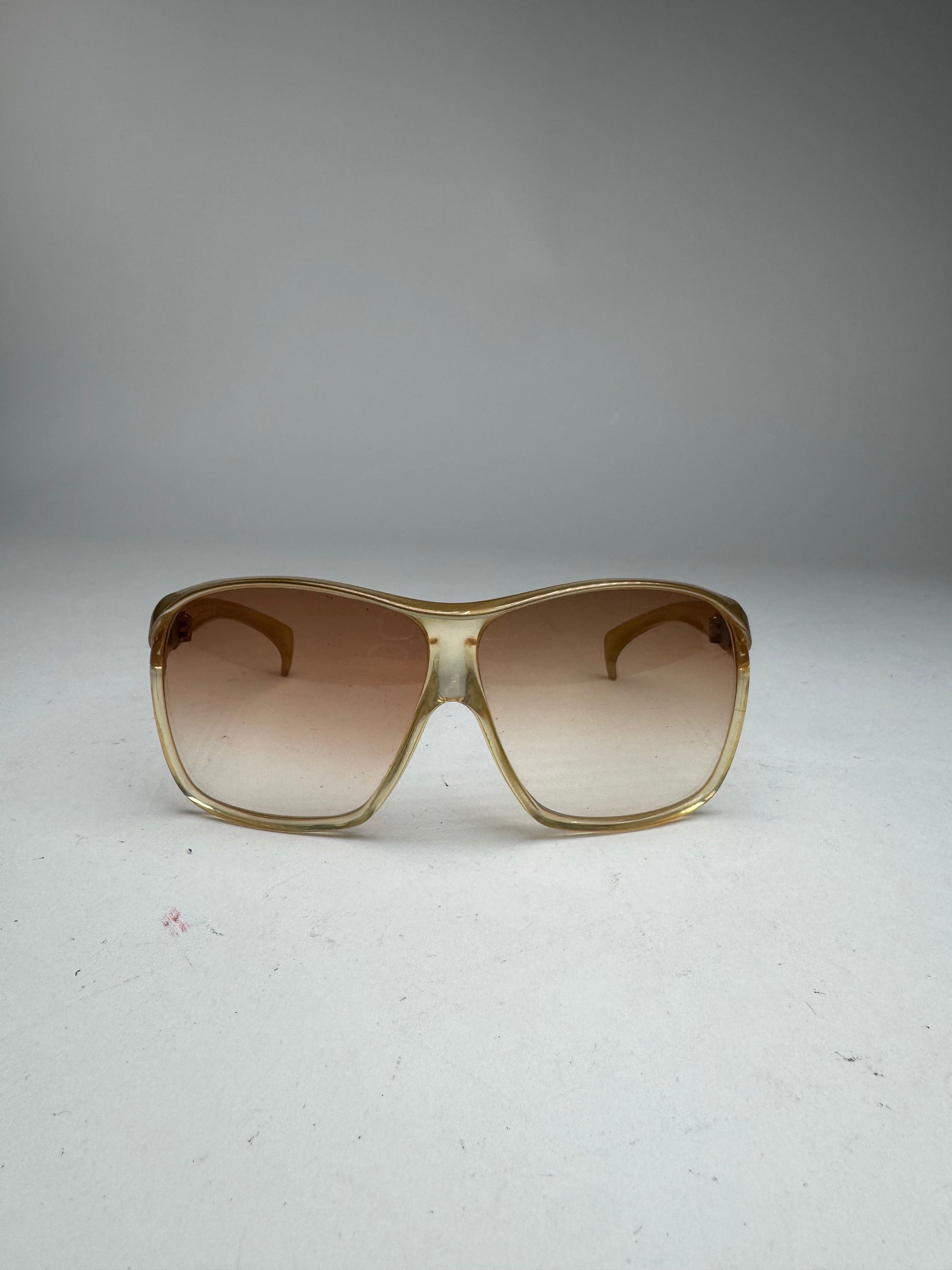 Balenciaga Vintage Overd Sunglasses Golden Size ONE SIZE - 7 Thumbnail