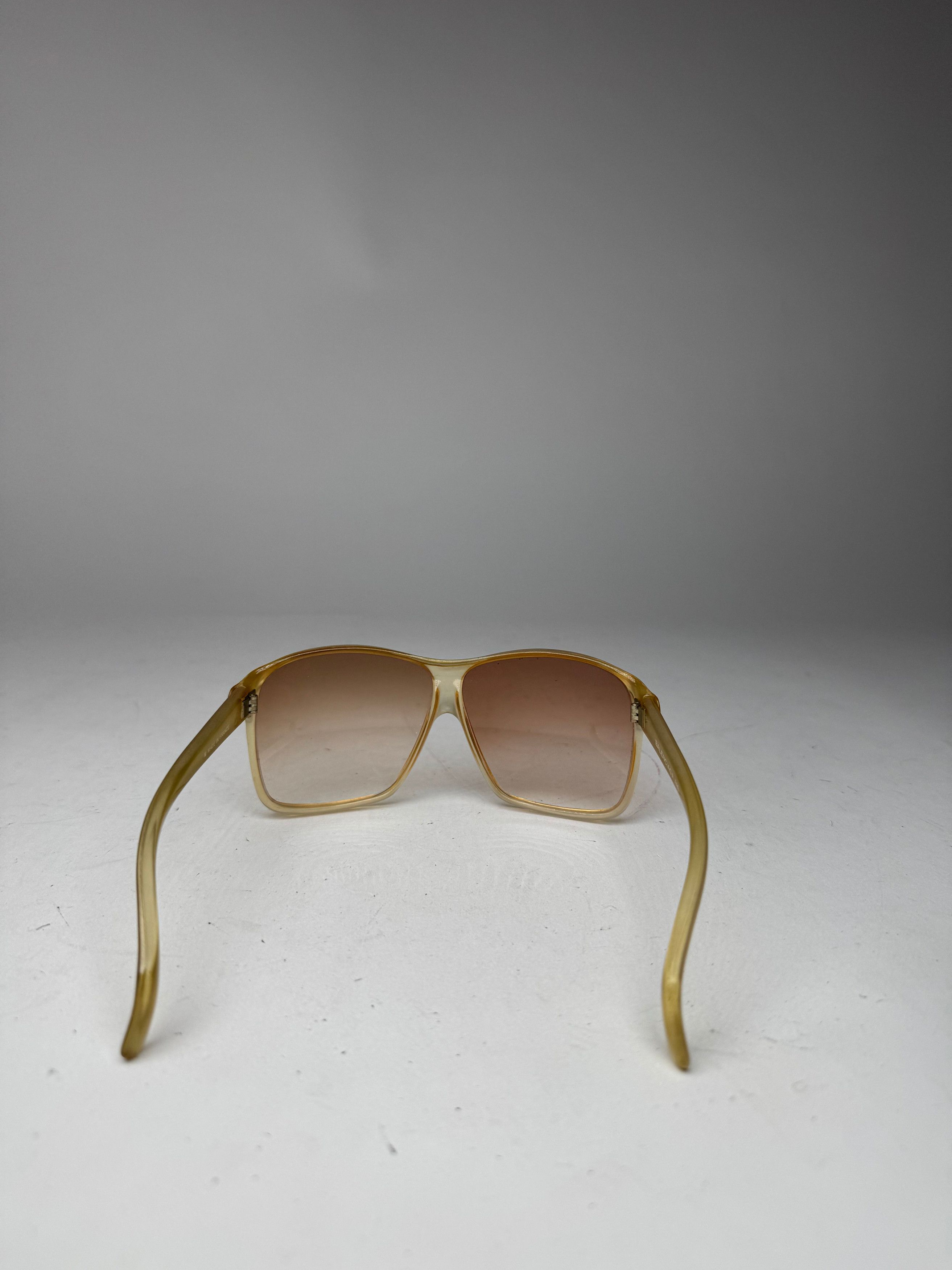 Balenciaga Vintage Overd Sunglasses Golden Size ONE SIZE - 6 Thumbnail