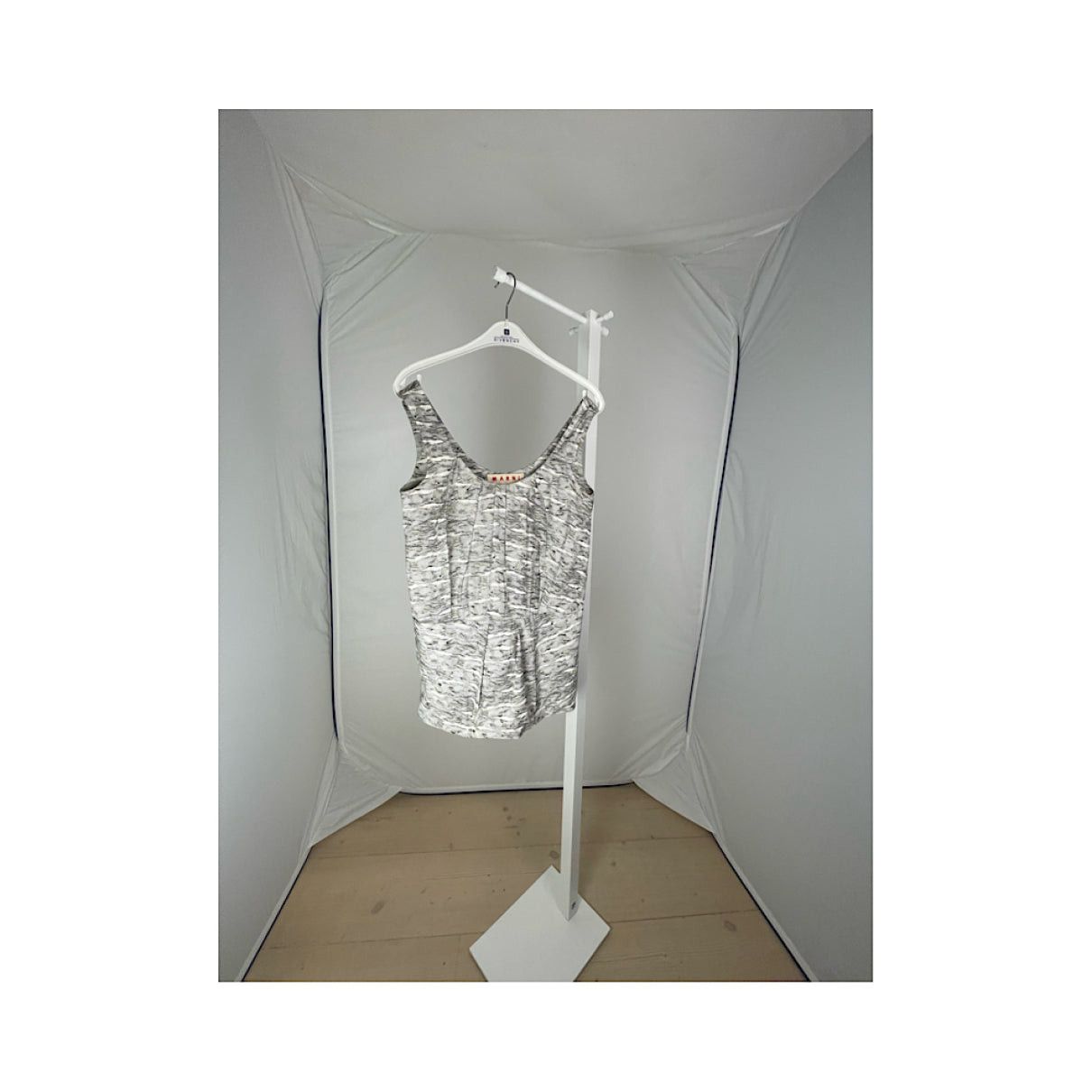 Marni Grey Cotton Top Size M / US 6-8 / IT 42-44 - 3 Thumbnail