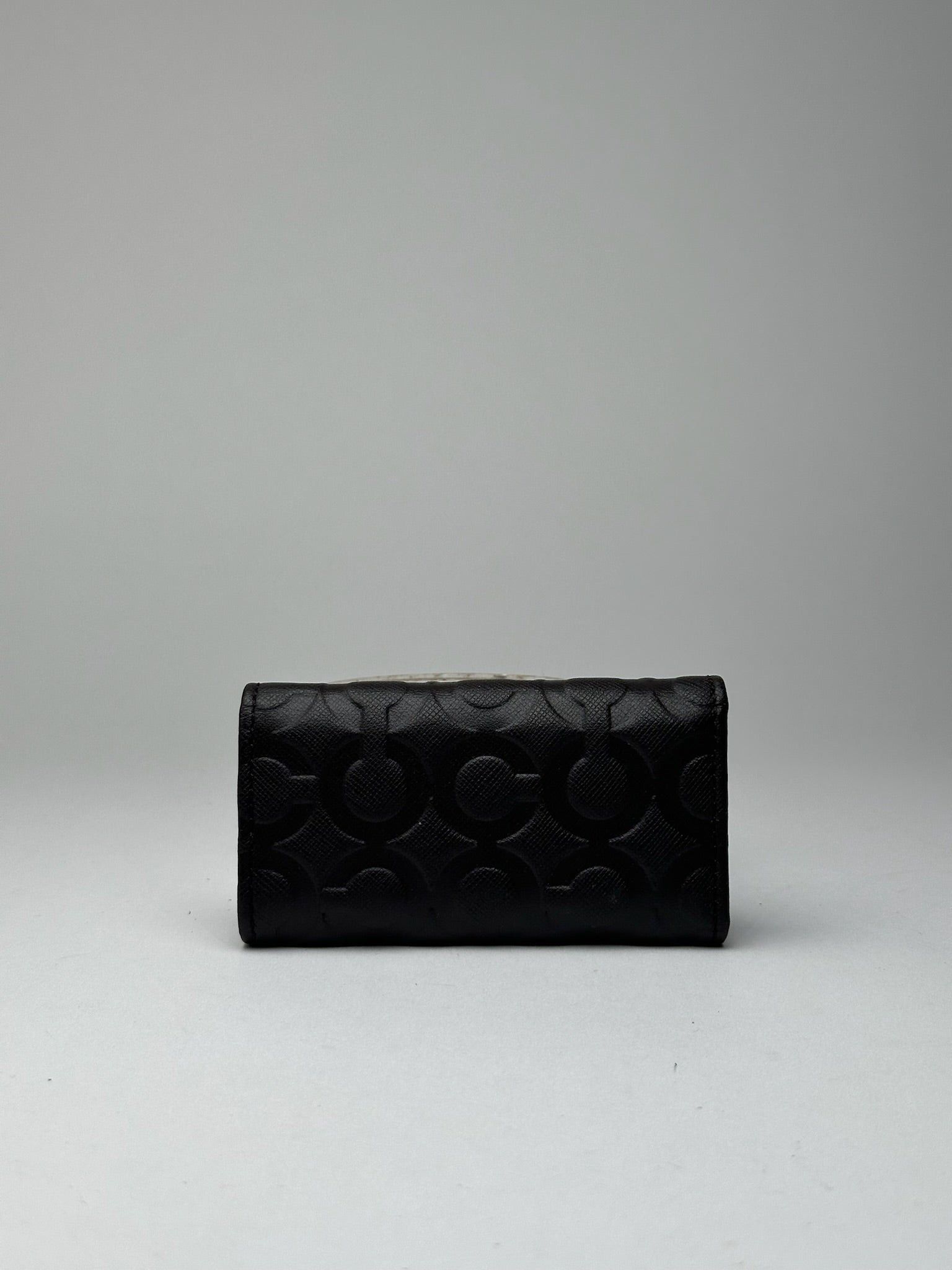 Coach Vintage Leather Monogram Key Holder black Size ONE SIZE - 2 Thumbnail