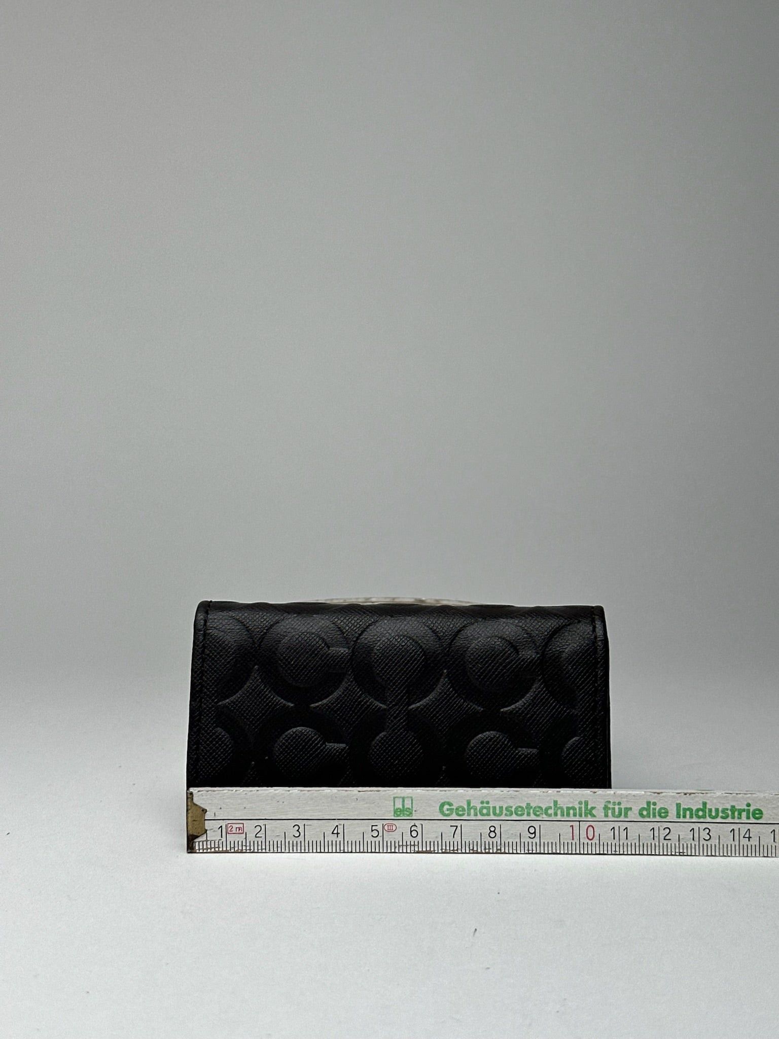 Coach Vintage Leather Monogram Key Holder black Size ONE SIZE - 9 Thumbnail