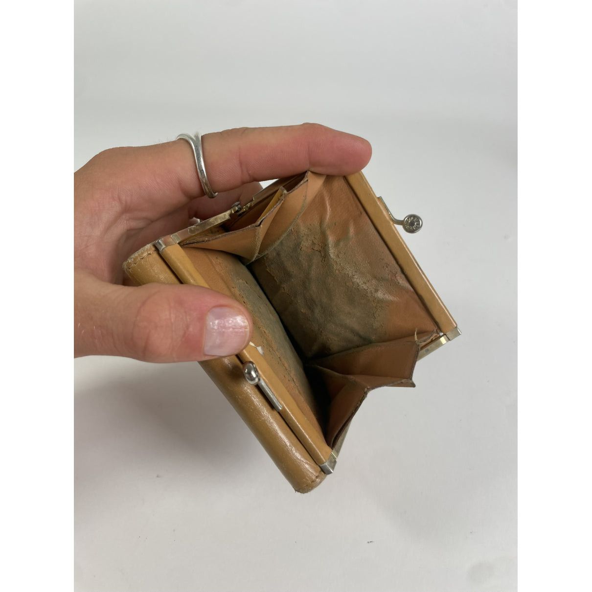 Celine Triomphe Beige Leather Wallet Size ONE SIZE - 5 Thumbnail