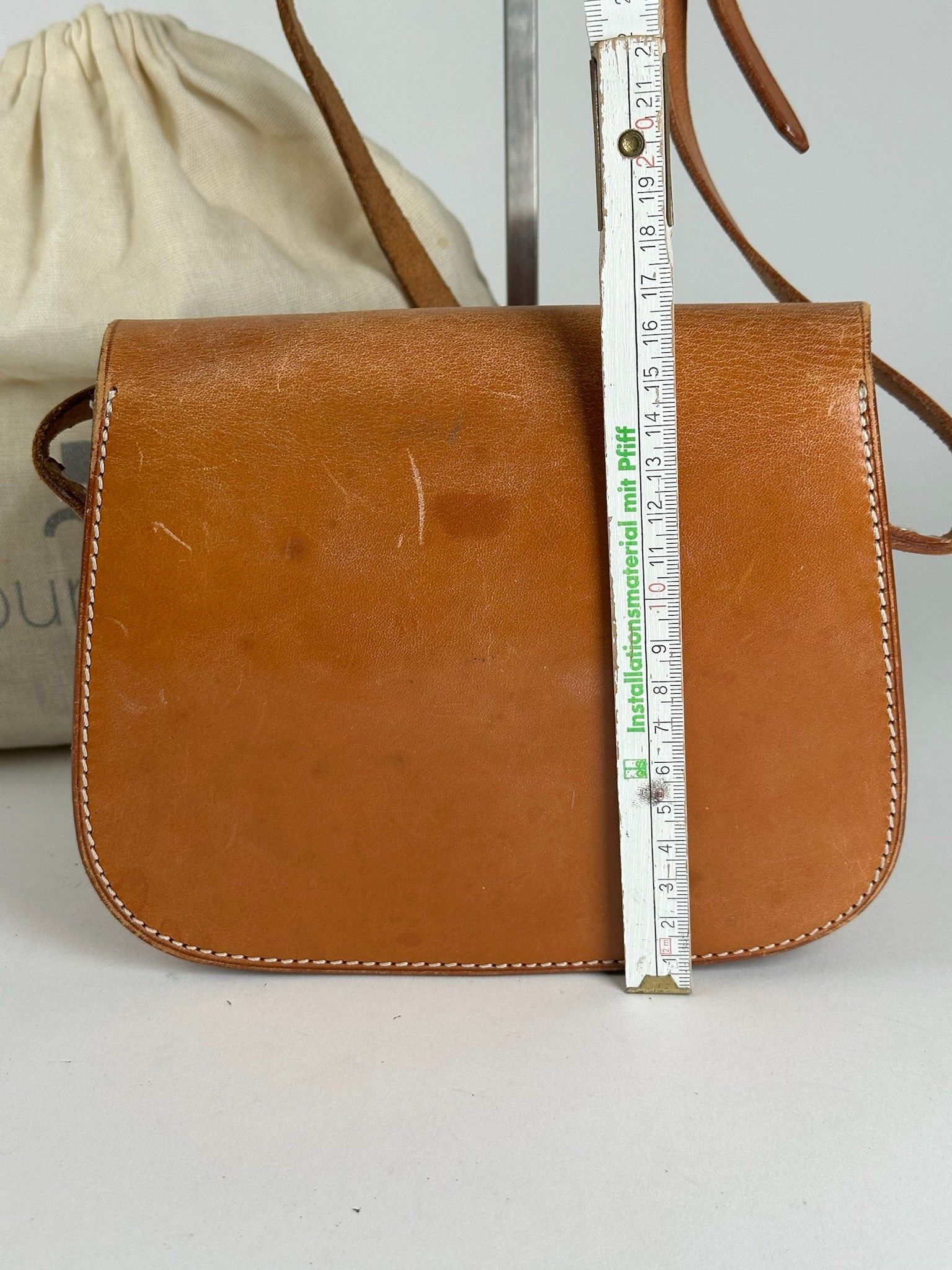 Courreges Vintage Kamel Leather bag Size ONE SIZE - 14 Thumbnail