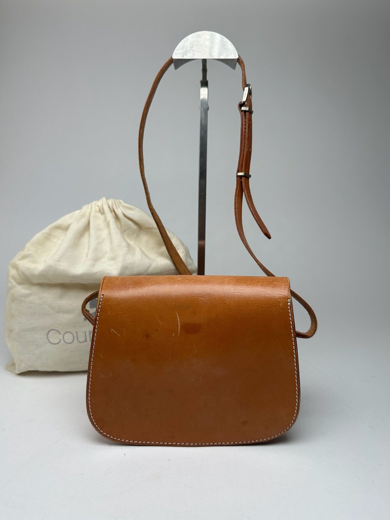 Courreges Vintage Kamel Leather bag Size ONE SIZE - 2 Thumbnail