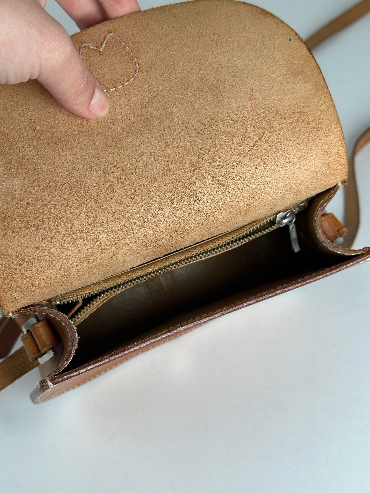 Courreges Vintage Kamel Leather bag Size ONE SIZE - 6 Thumbnail