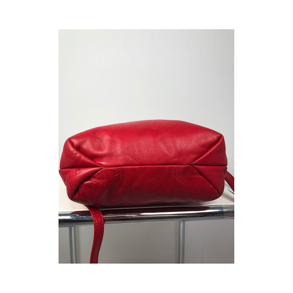 Loewe Flamenco Red Leather Handbag Size ONE SIZE - 4 Thumbnail