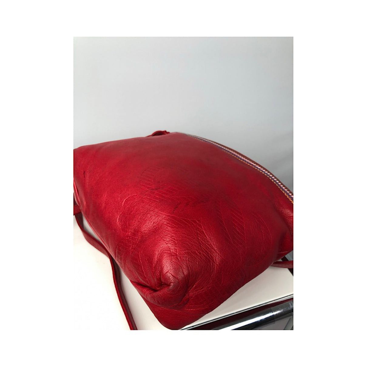 Loewe Flamenco Red Leather Handbag Size ONE SIZE - 2 Thumbnail