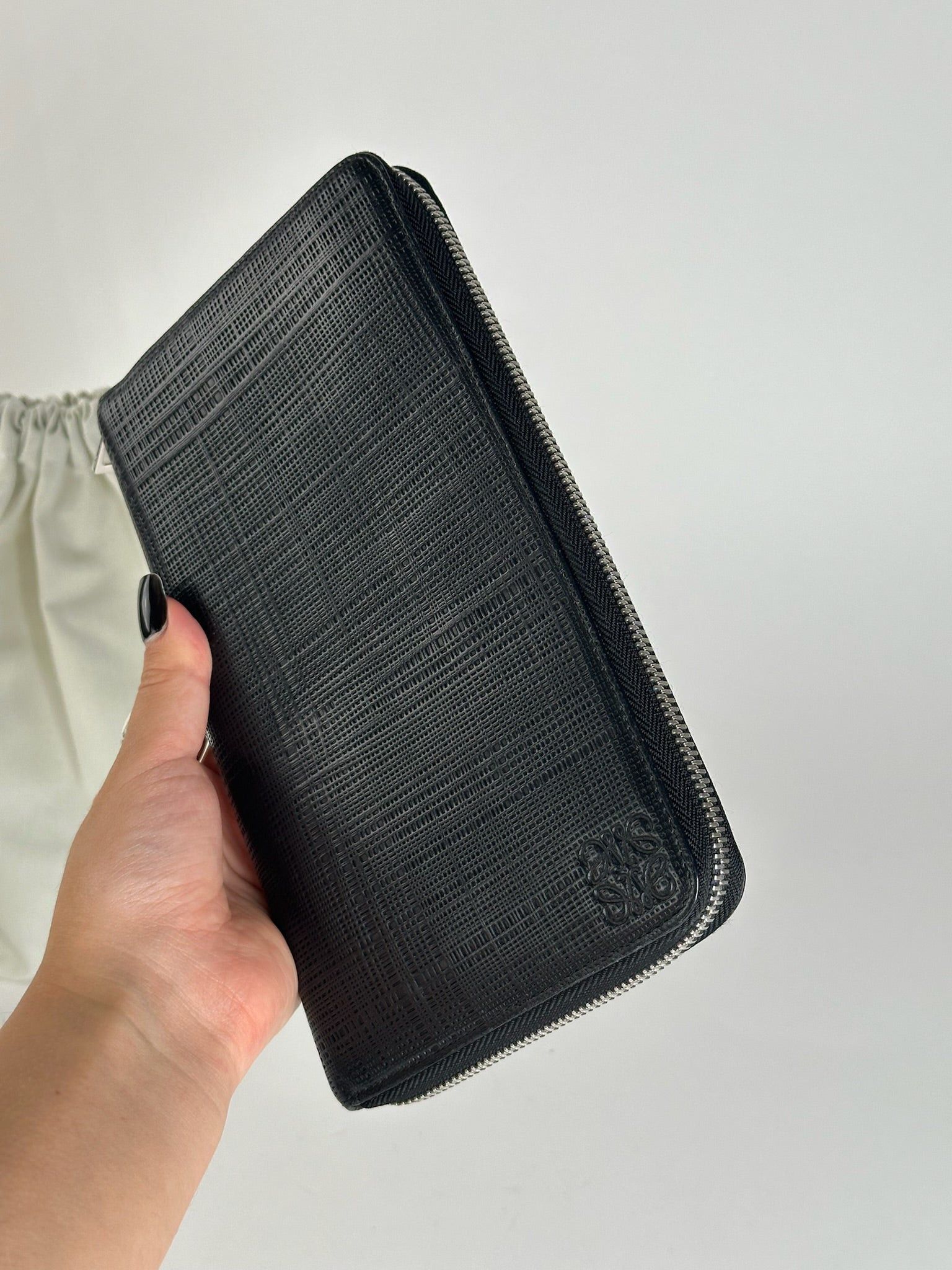 Loewe Vintage Madrid Anagram wallet black Size ONE SIZE - 11 Thumbnail