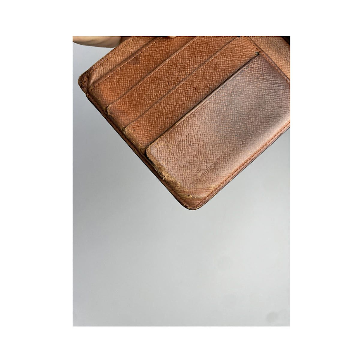 Louis Vuitton Brown Leather Purse Size ONE SIZE - 5 Thumbnail