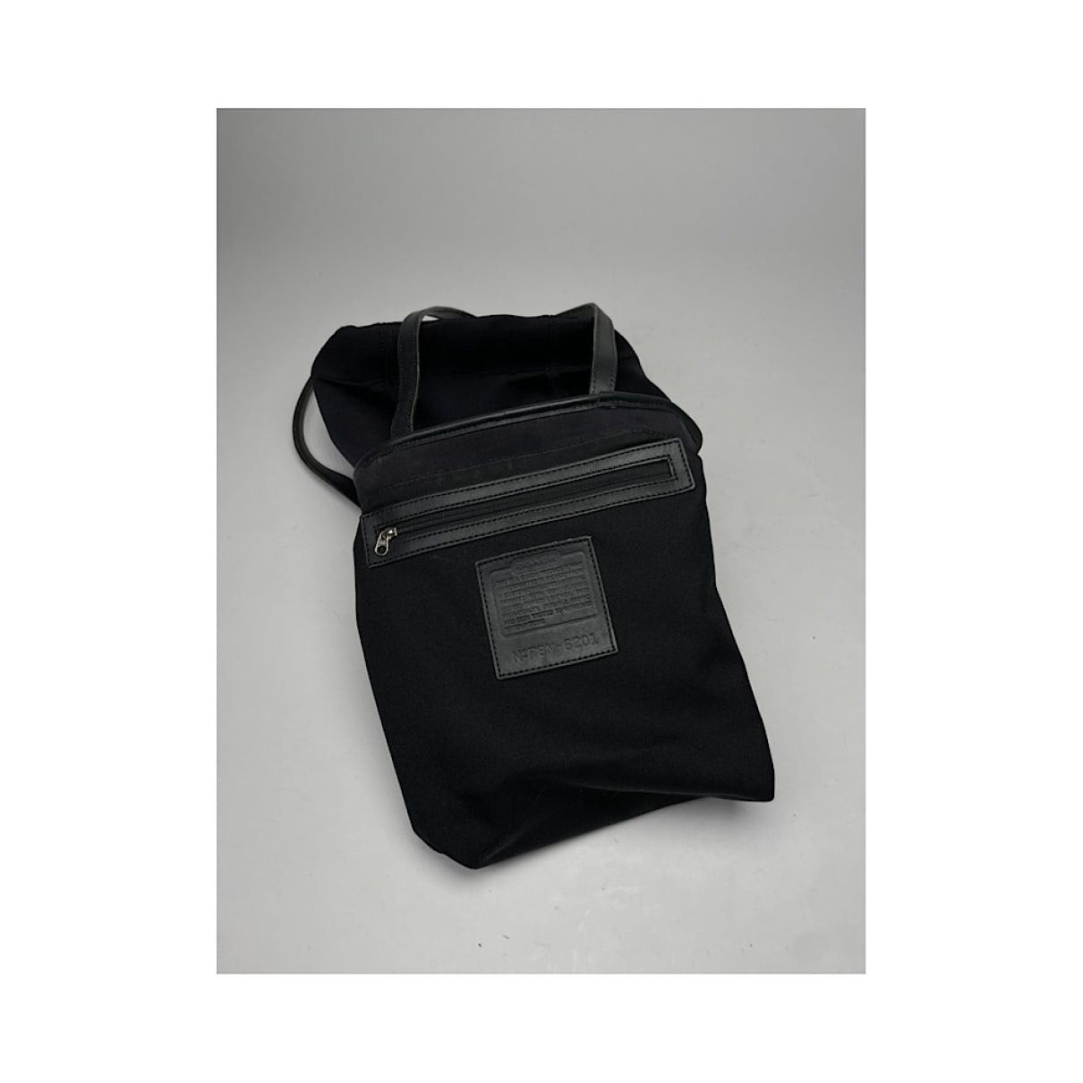 Coach Small Town Black Polyester Handbag Size ONE SIZE - 4 Thumbnail