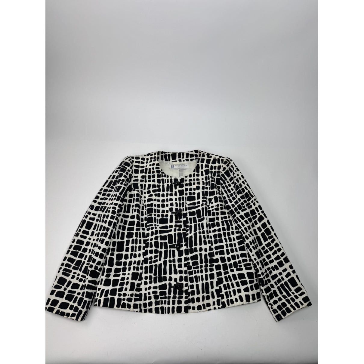 Givenchy Black Silk Trench Coat Size L / US 10 / IT 46 - 3 Thumbnail