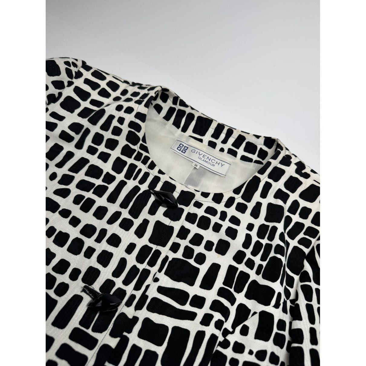 Givenchy Black Silk Trench Coat Size L / US 10 / IT 46 - 4 Thumbnail
