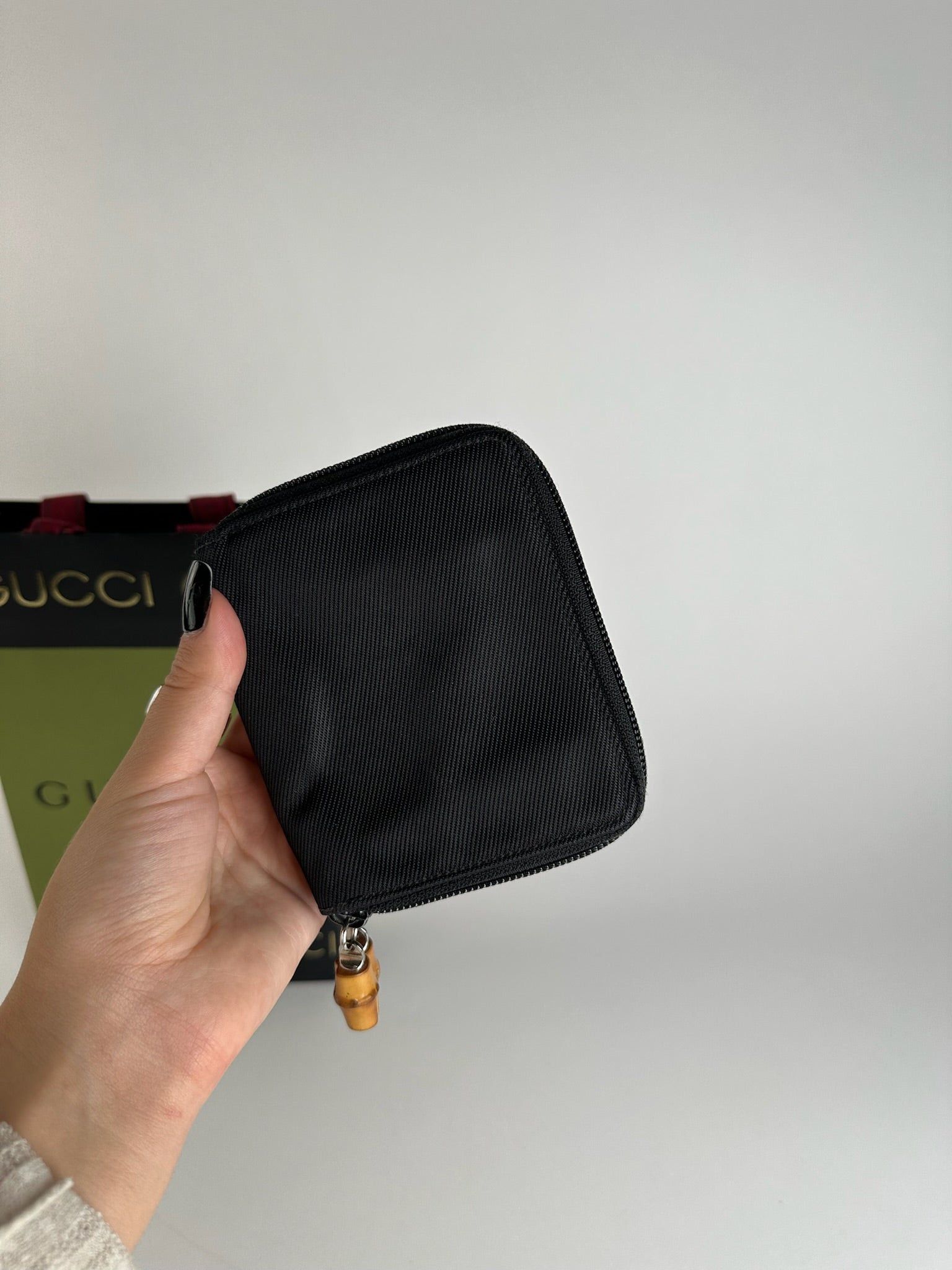 Gucci Vintage Bamboo Wallet black Size ONE SIZE - 12 Thumbnail