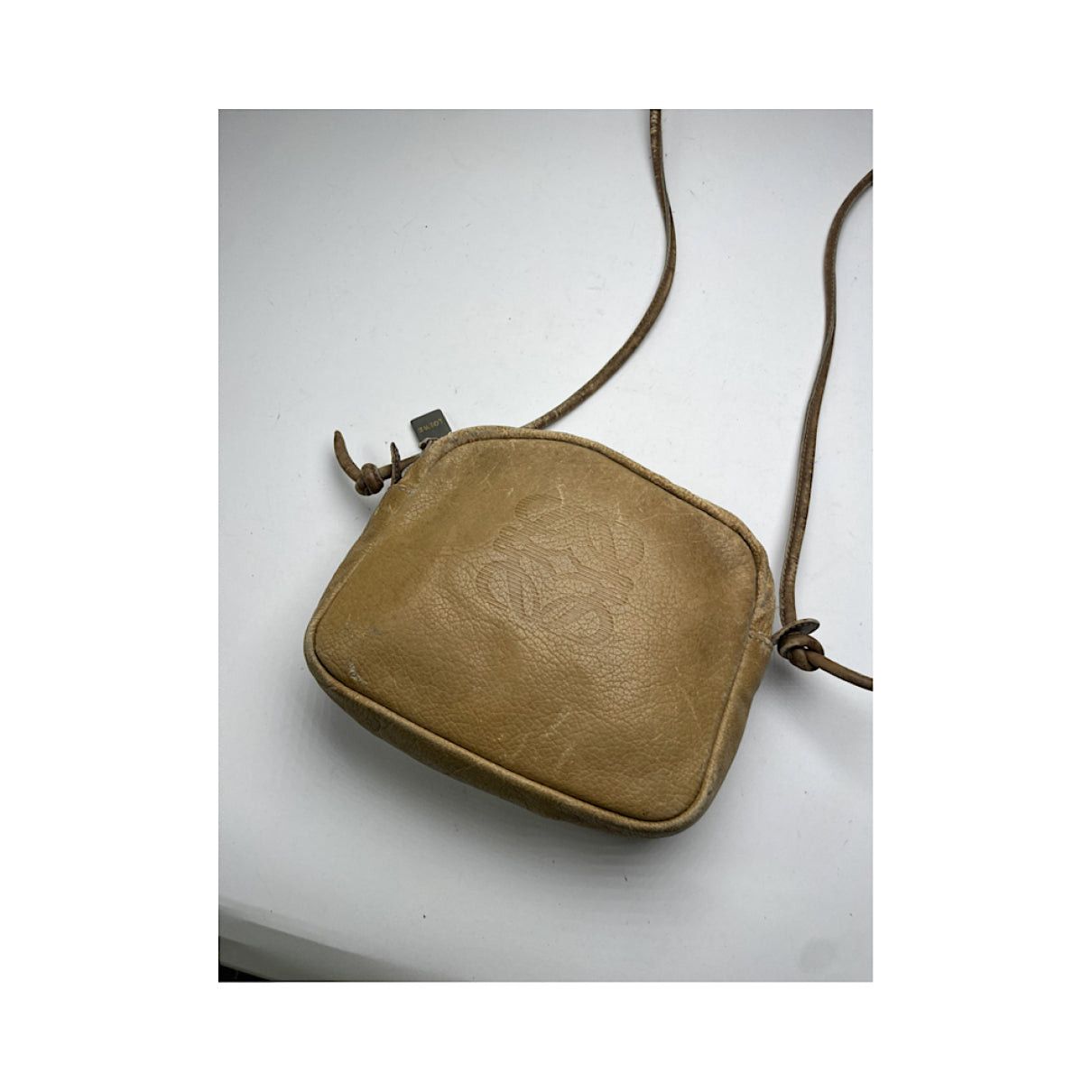 Loewe Amazona Beige Leather Handbag Size ONE SIZE - 3 Thumbnail