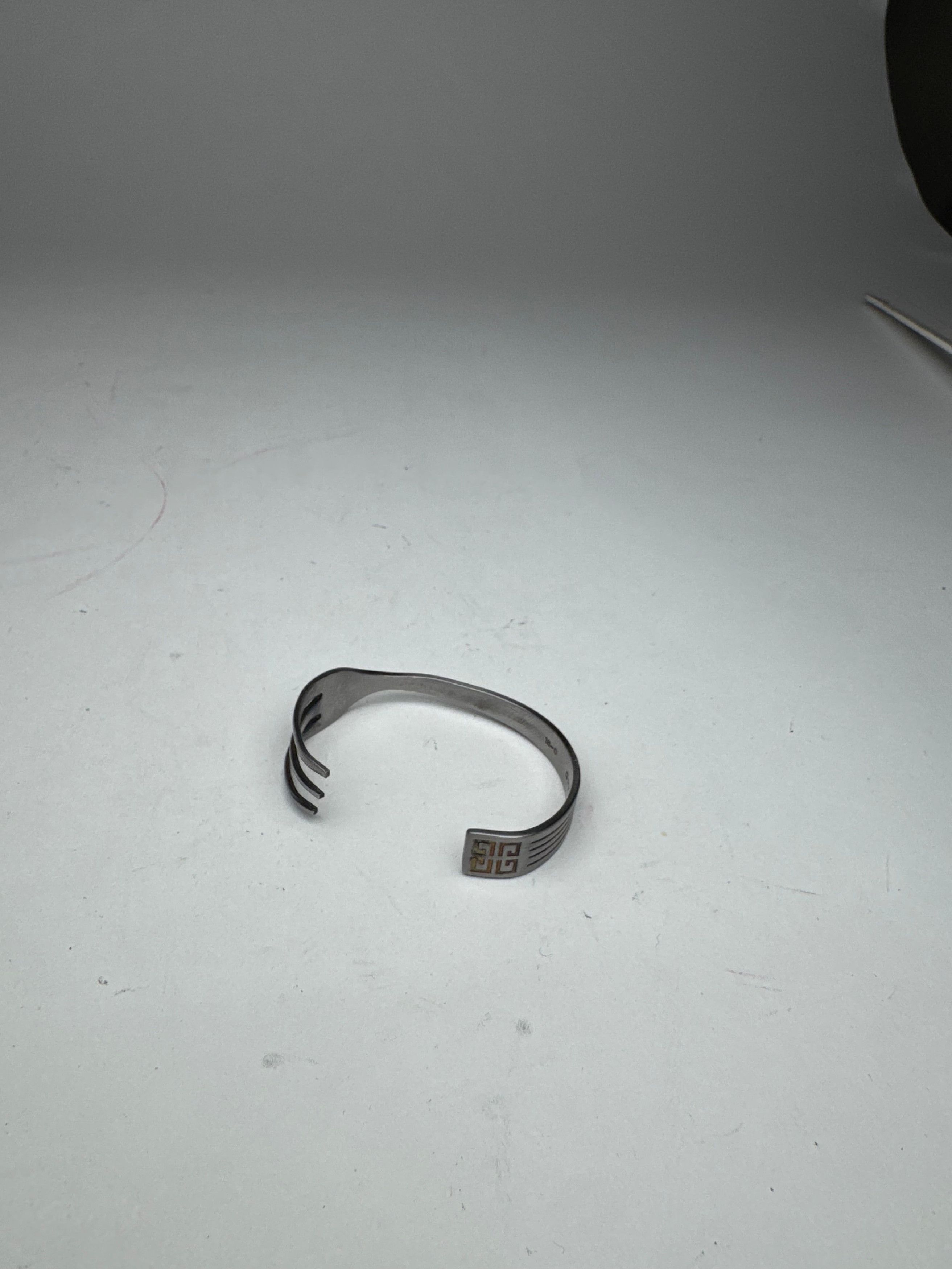 Givenchy Vintage Steel Fork bracelet silver Size ONE SIZE - 10 Thumbnail