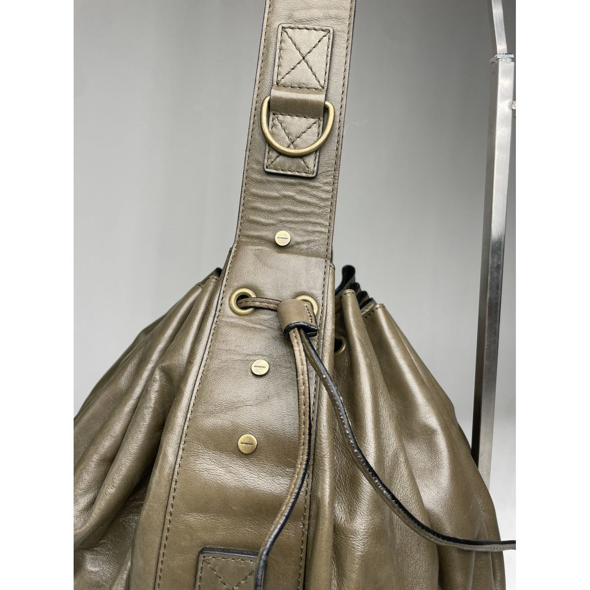 Givenchy Nightingale Green Leather Handbag Size ONE SIZE - 5 Thumbnail