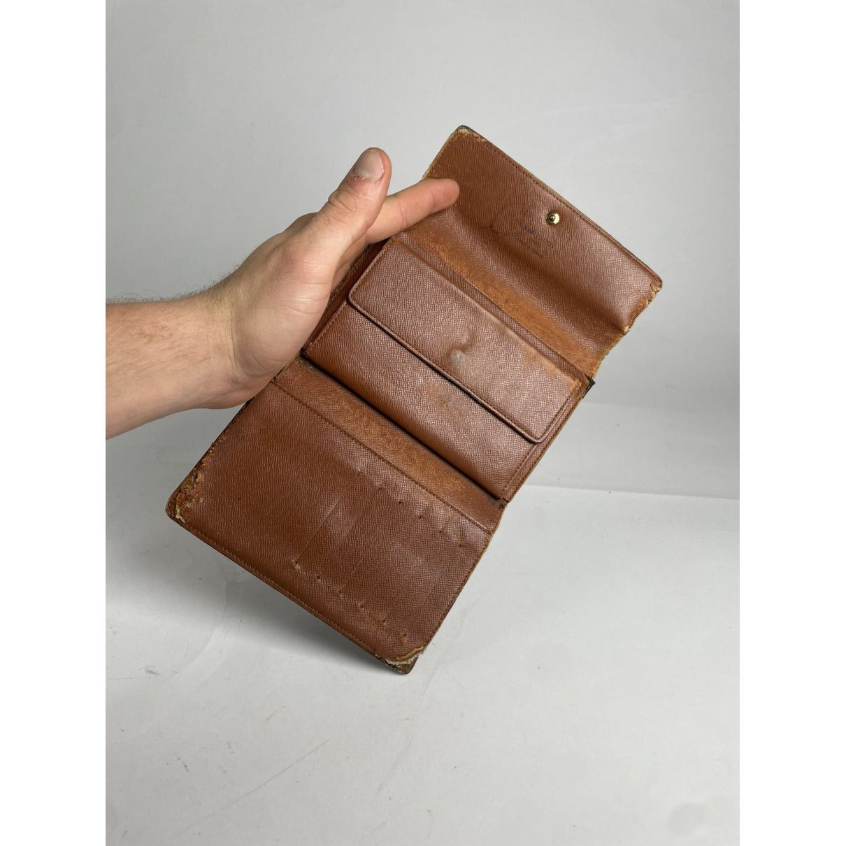 Louis Vuitton Alexandra Brown Leather Wallet Size ONE SIZE - 3 Thumbnail