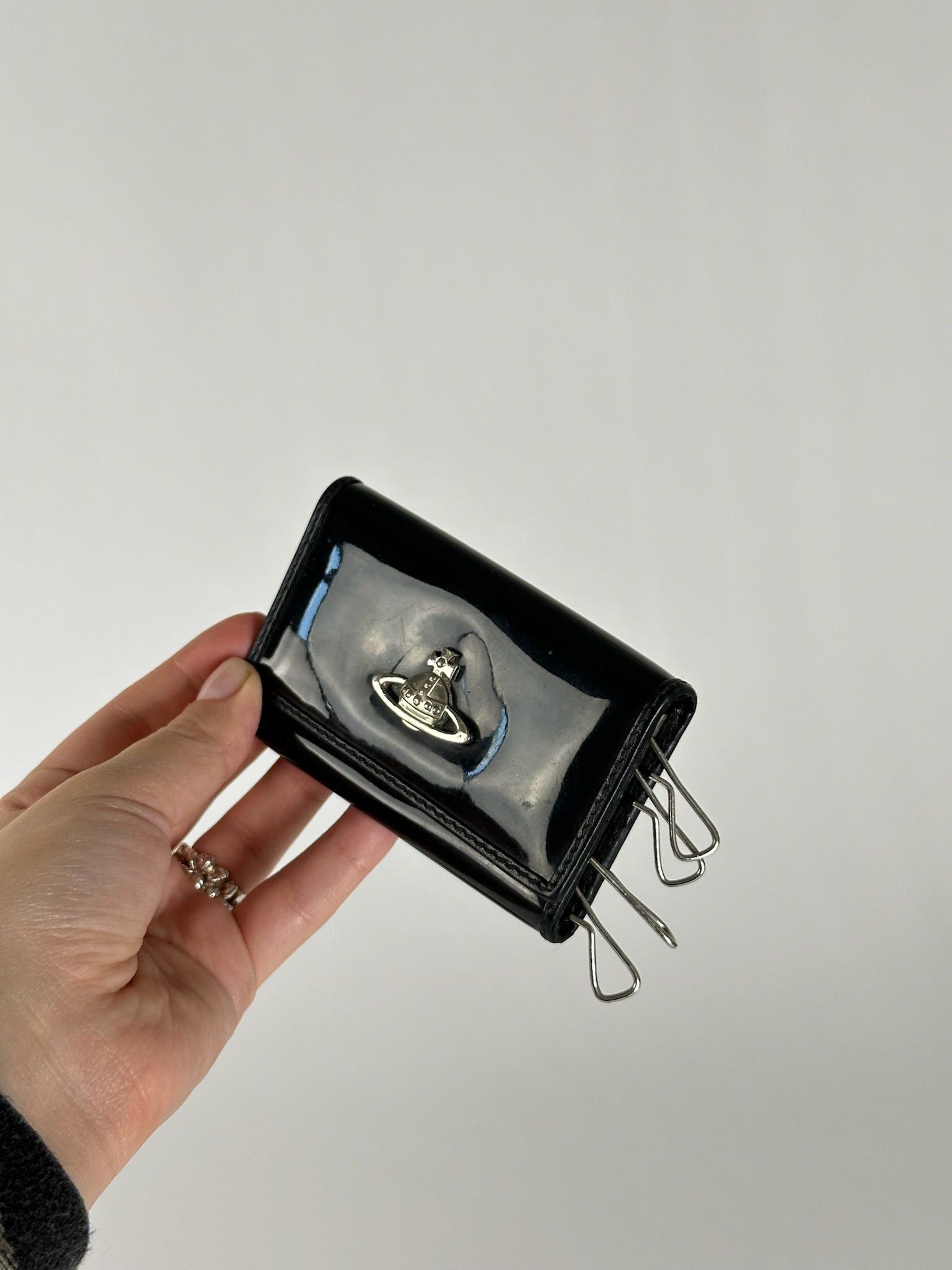 Vivienne Westwood Vintage Leather Key Holder black Size ONE SIZE - 13 Thumbnail